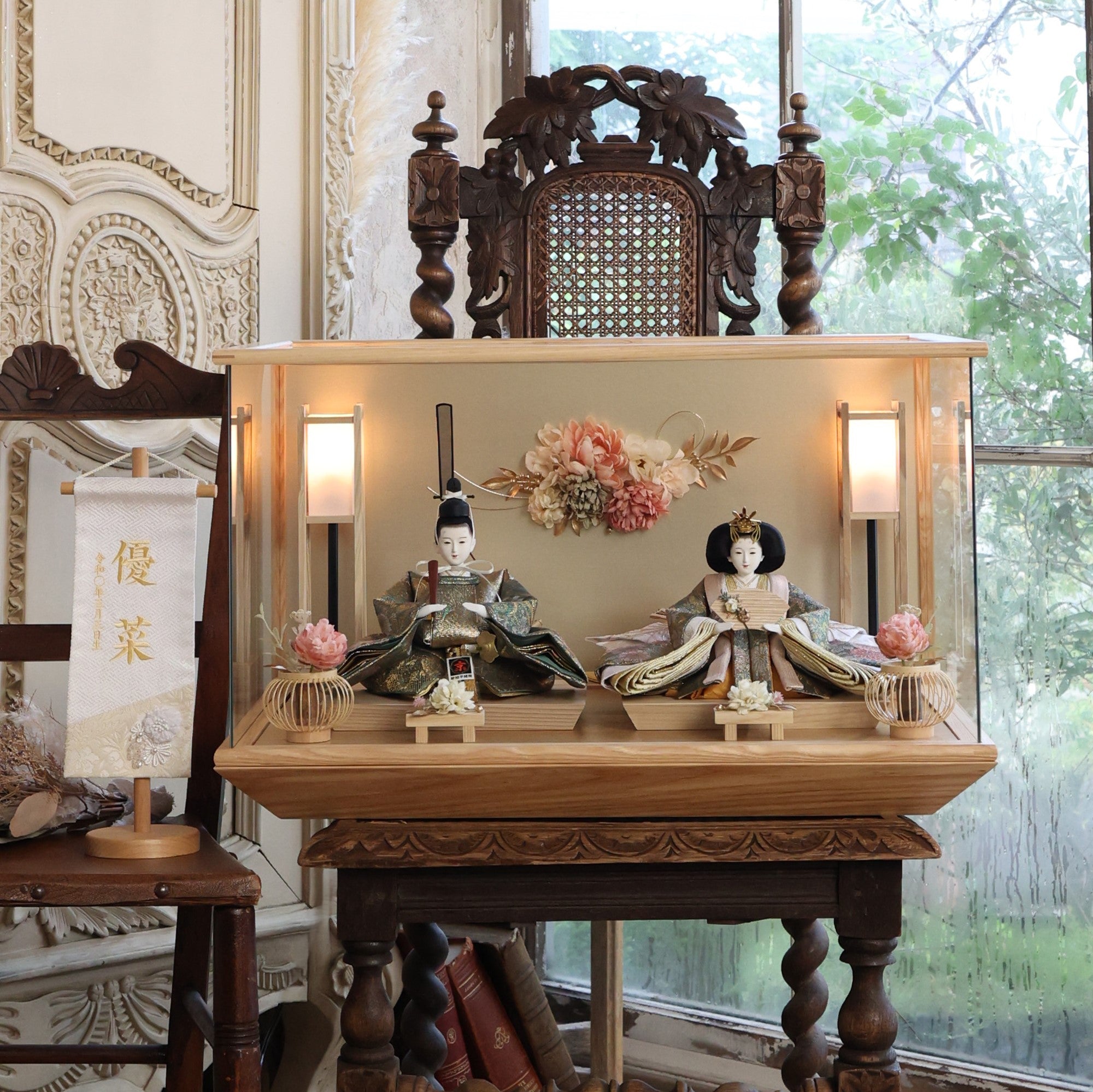 京都西陣袋帯　凛乃　rino｜26雛人形ケース飾り