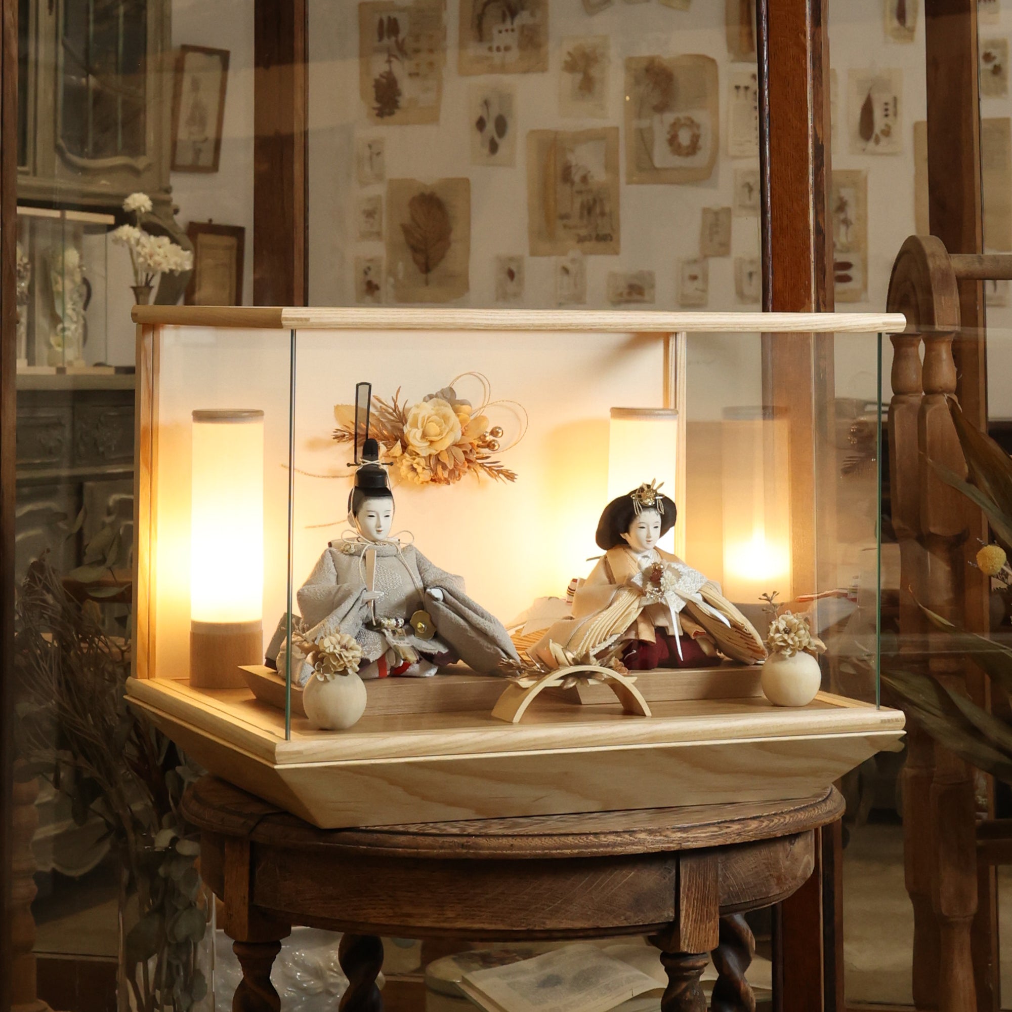 りおな　riona｜26雛人形ケース飾り