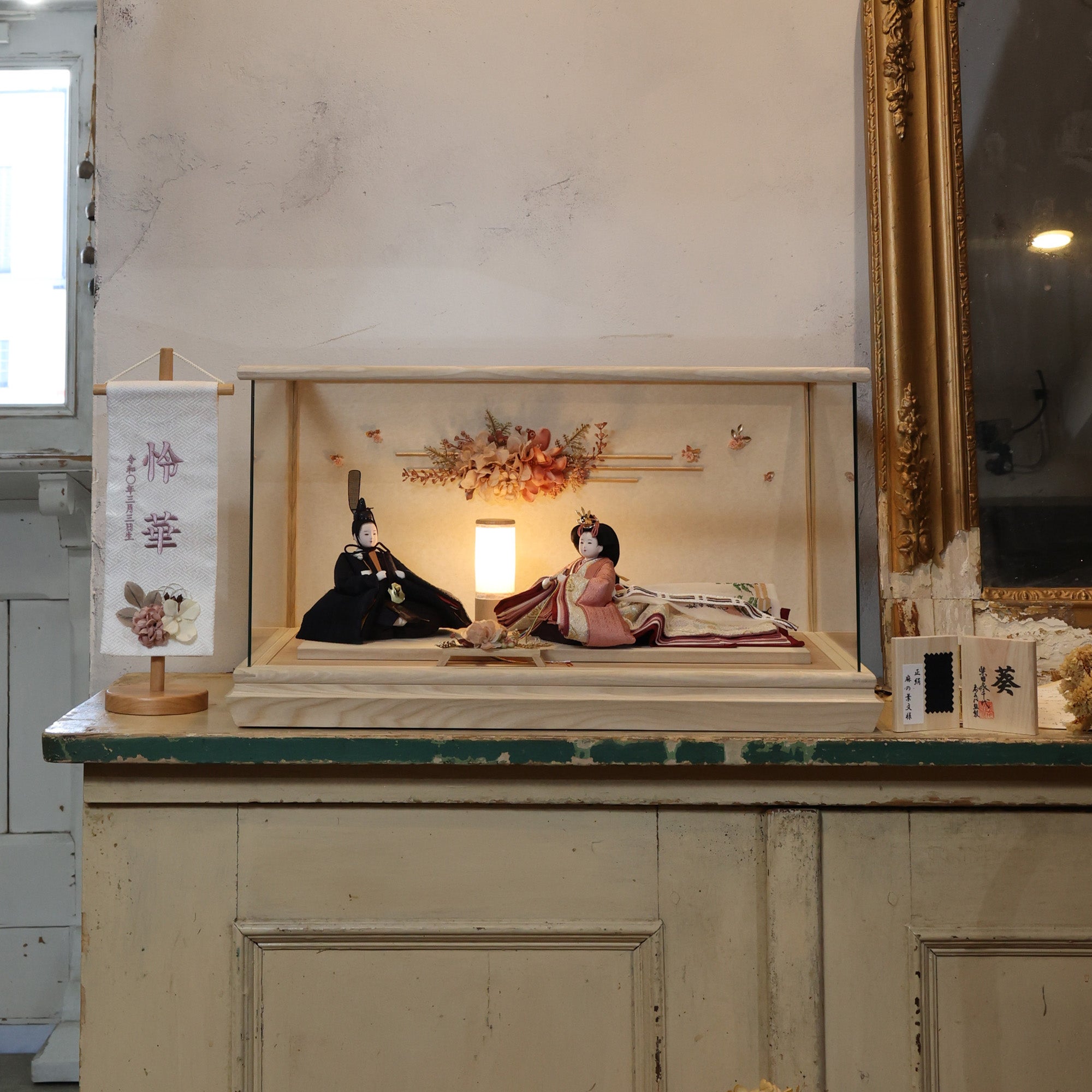 柴田家千代作　瑠花　ruka｜26雛人形ケース飾り