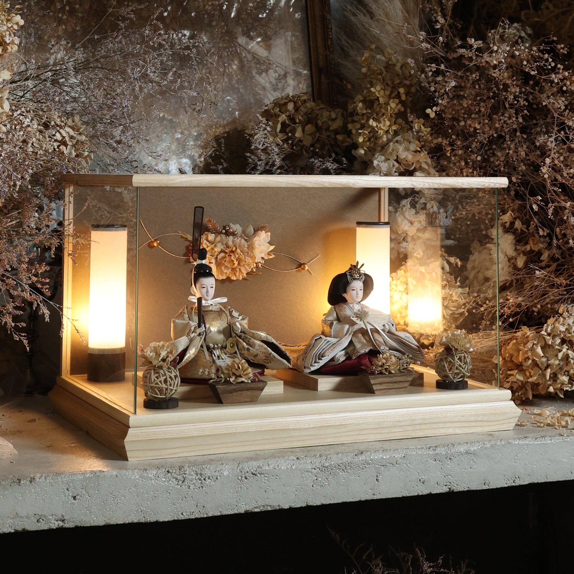 紗良　願　sara｜26雛人形ケース飾り