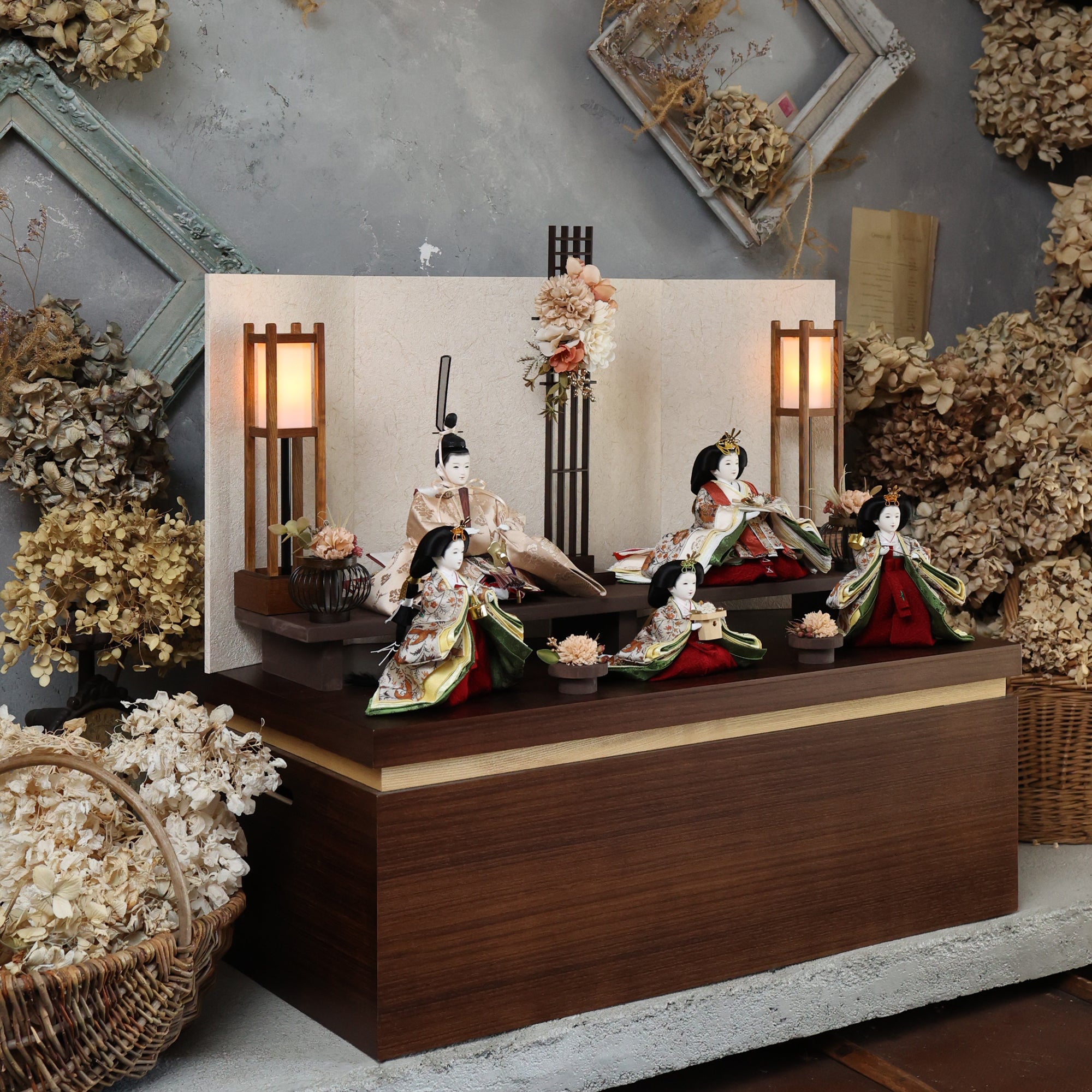 雛人形 五人飾り ｜雛人形（ひなにんぎょう）の祈ドール