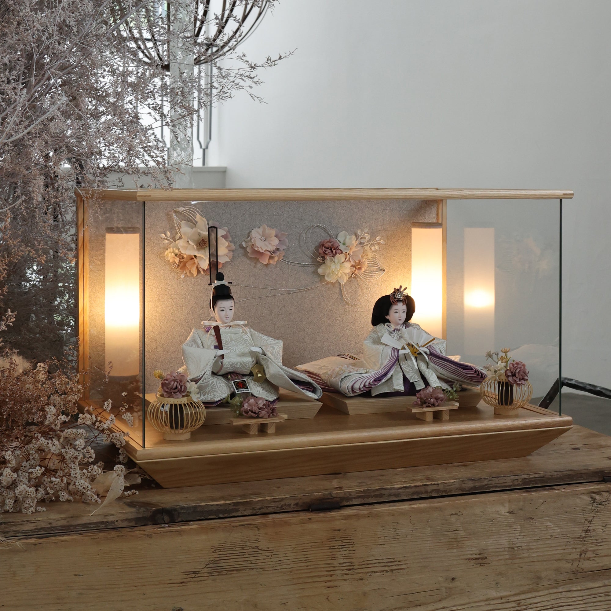 紫乃　shino｜26雛人形ケース飾り