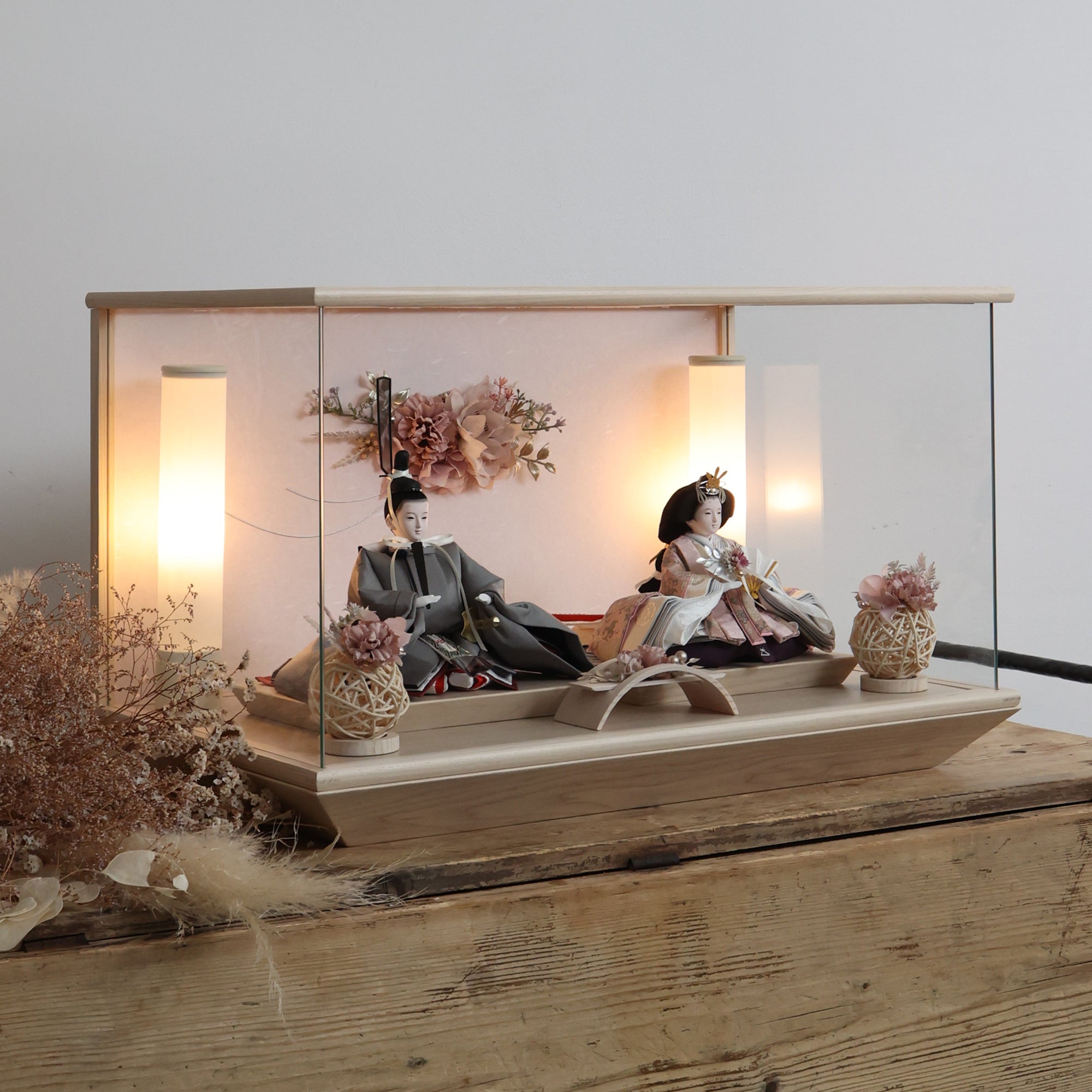 紫音　shion｜26雛人形ケース飾り