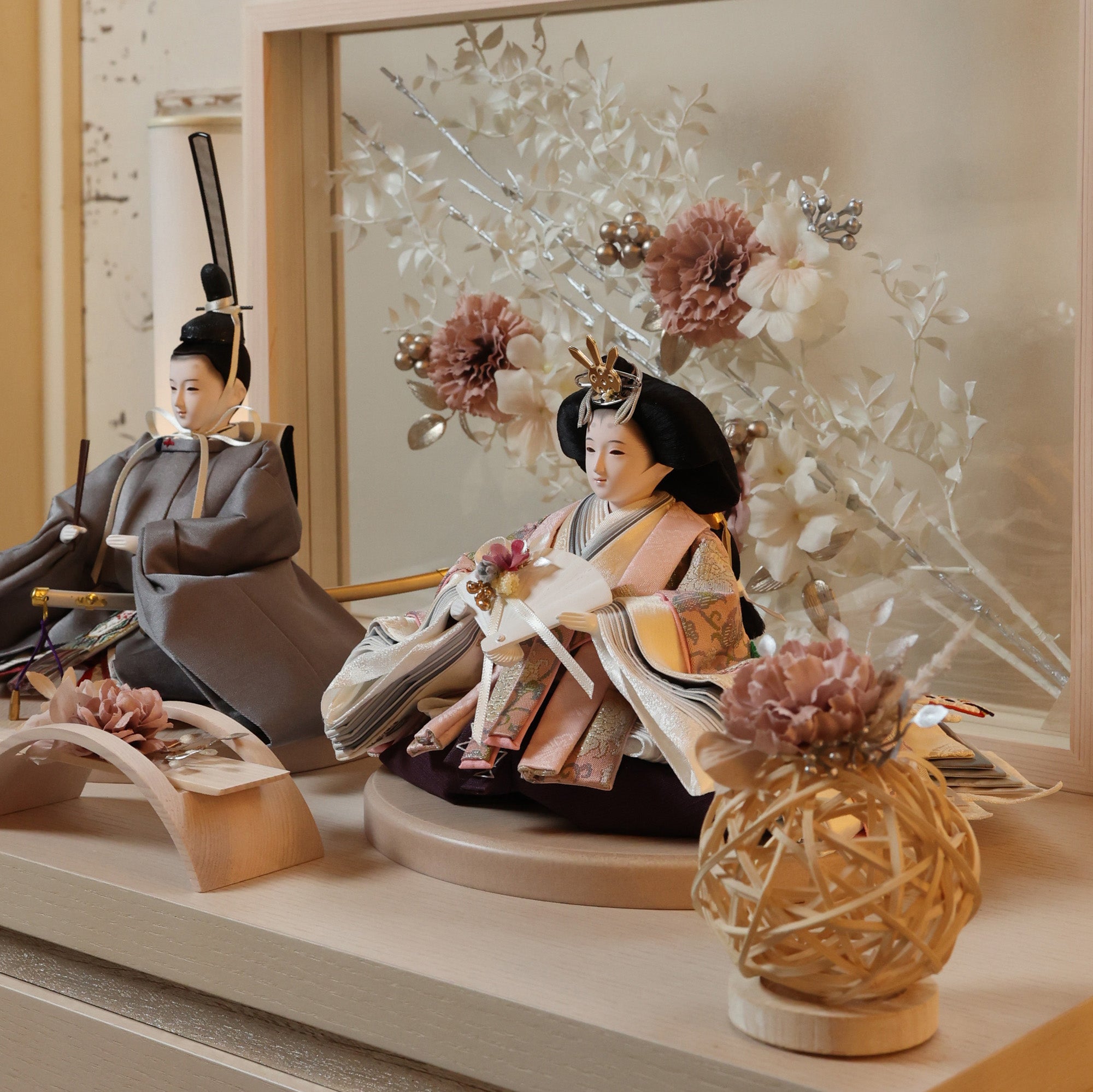 祈ドールの雛人形｜紫音｜収納飾り ｜雛人形（ひなにんぎょう）の祈ドール