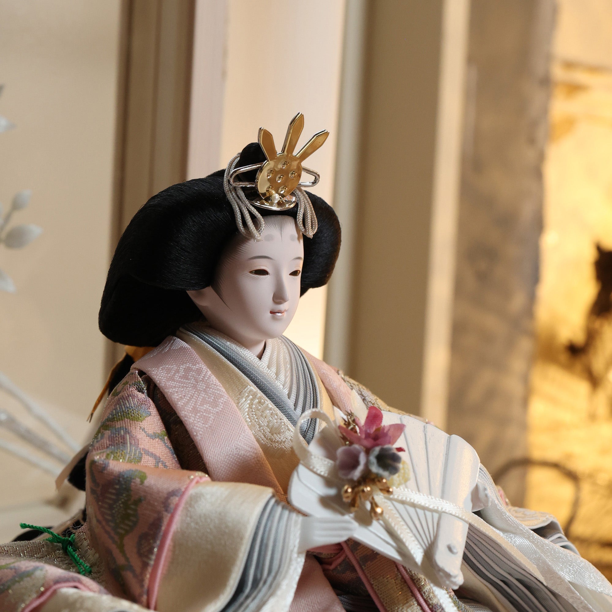 【一点限り】雛人形 収納飾り 　HS26 祈ドールの雛人形｜紫音｜収納飾り ｜雛人形（ひなにんぎょう）の祈ドール