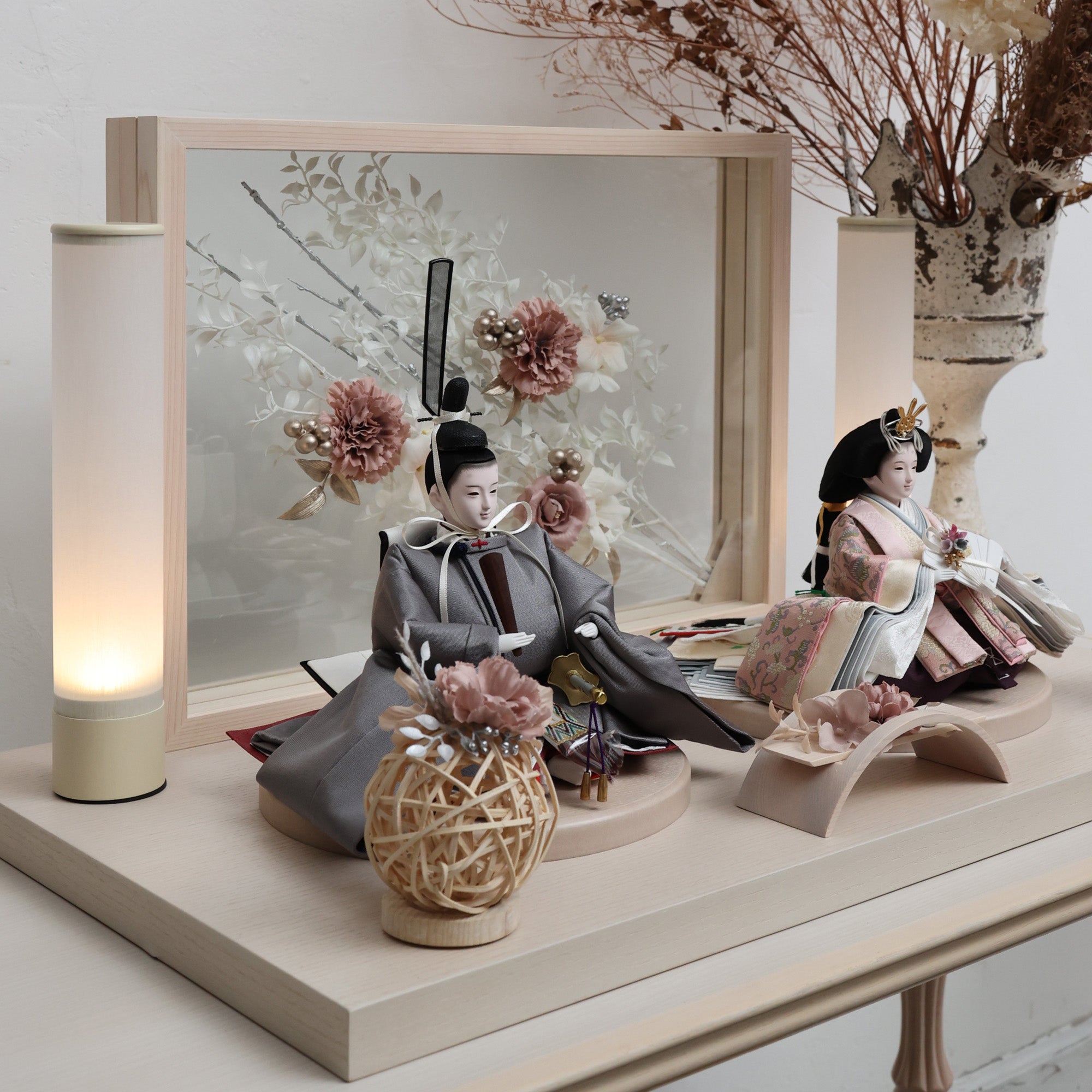 祈ドールの雛人形｜紫音｜収納飾り ｜雛人形（ひなにんぎょう）の祈ドール