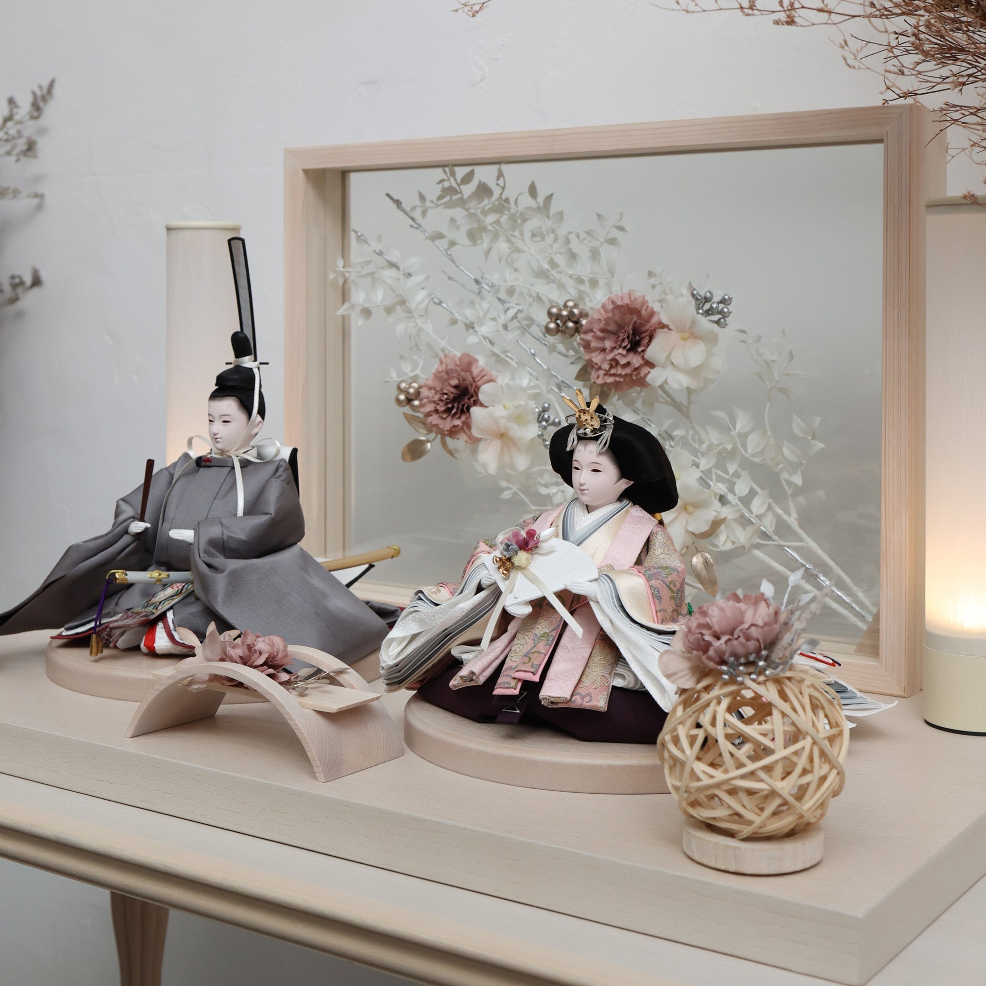 祈ドールの雛人形｜紫音｜収納飾り ｜雛人形（ひなにんぎょう）の祈ドール