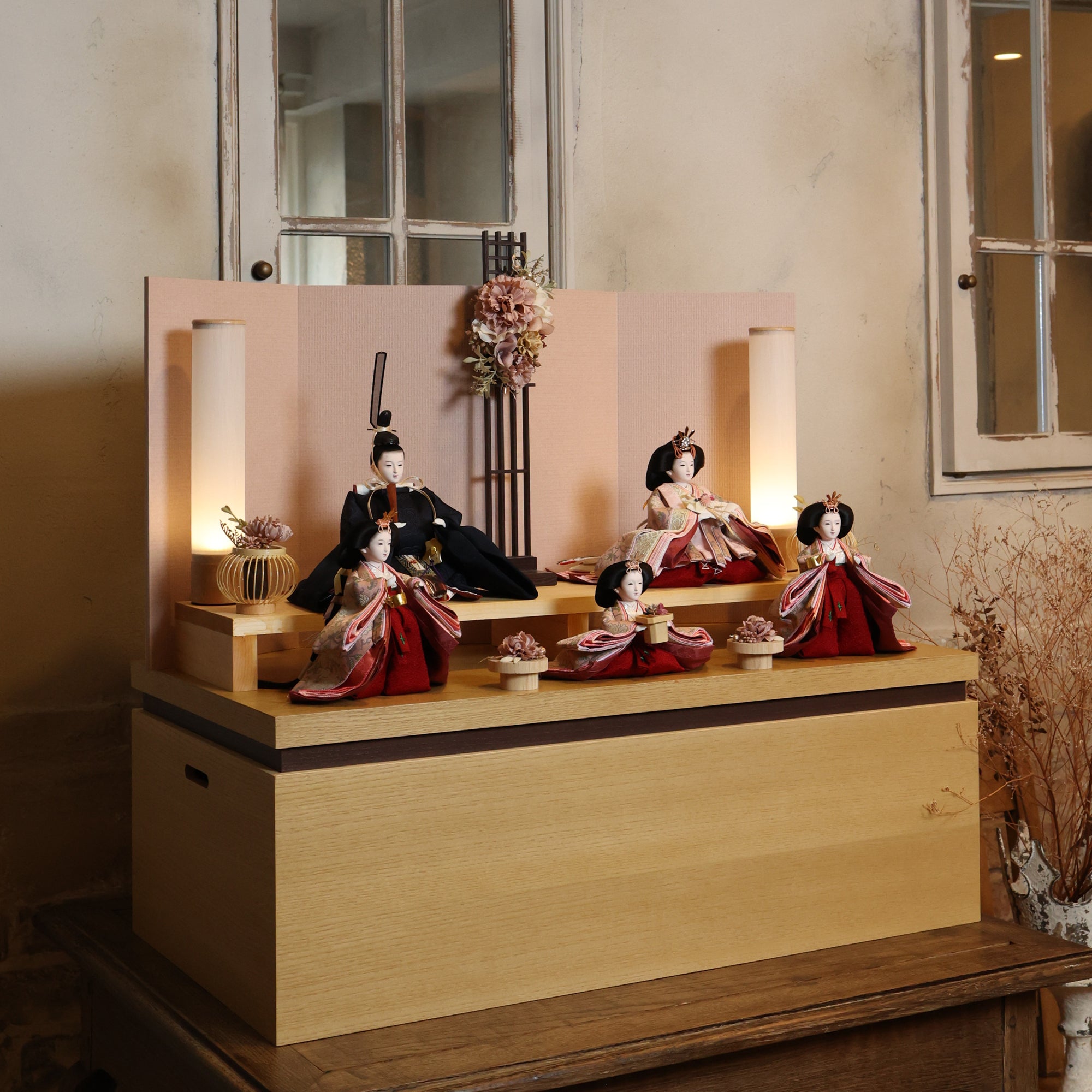 雛人形 収納飾り 雛人形 収納飾り