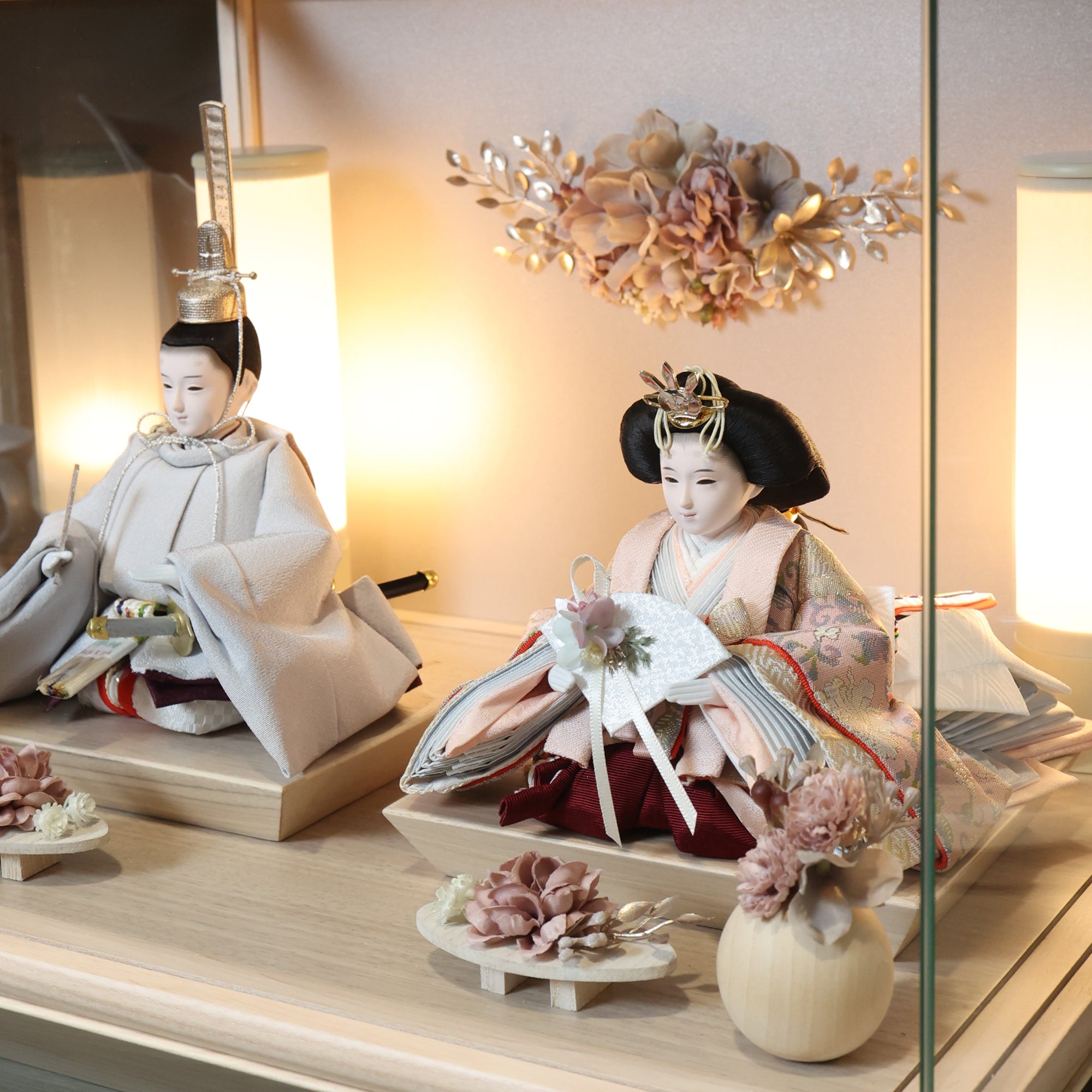 祈ドールの雛人形｜すみれ｜ケース飾り ｜雛人形（ひなにんぎょう）の