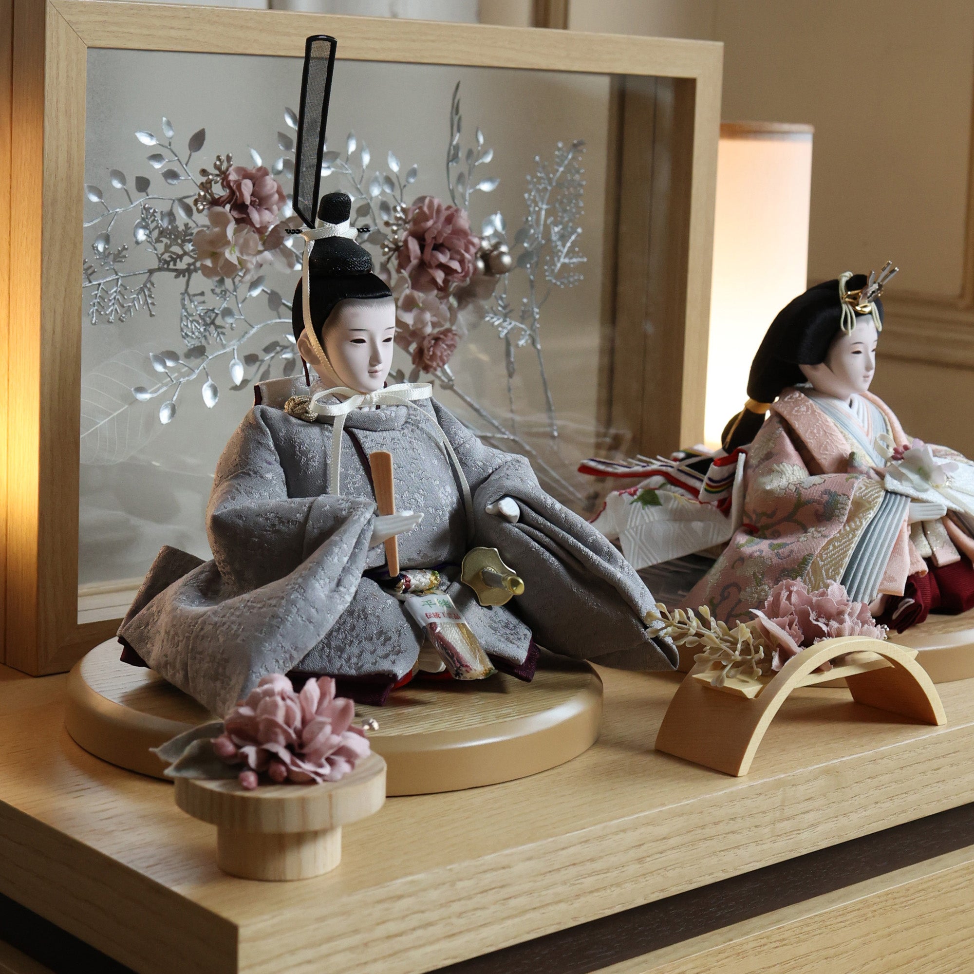 【展示品限り】雛人形 収納飾り　※閉店セール　26 祈ドールの雛人形｜すみれ ｜収納飾り ｜雛人形（ひなにんぎょう）の祈