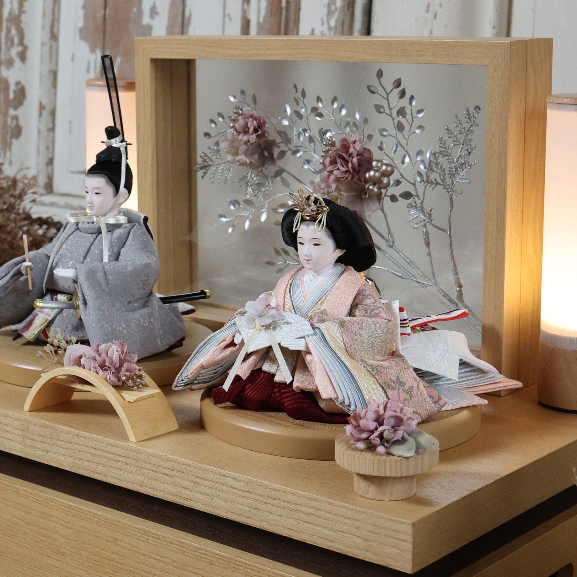 祈ドールの雛人形｜すみれ ｜収納飾り ｜雛人形（ひなにんぎょう）の祈