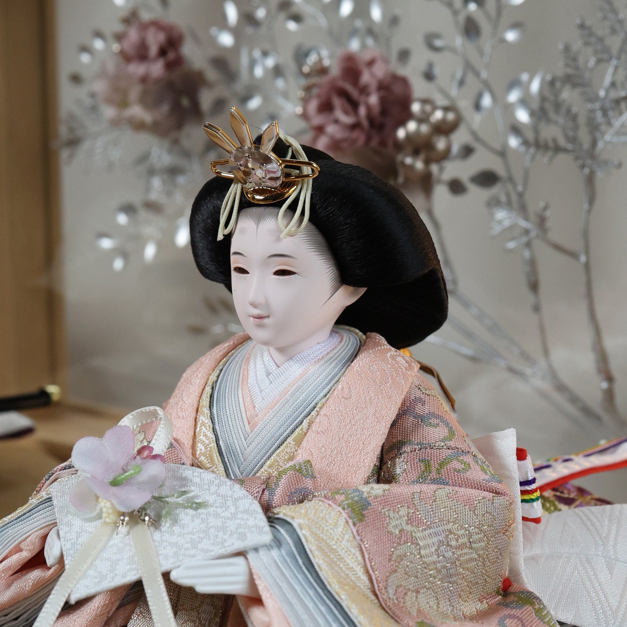 祈ドールの雛人形｜すみれ ｜収納飾り ｜雛人形（ひなにんぎょう）の祈