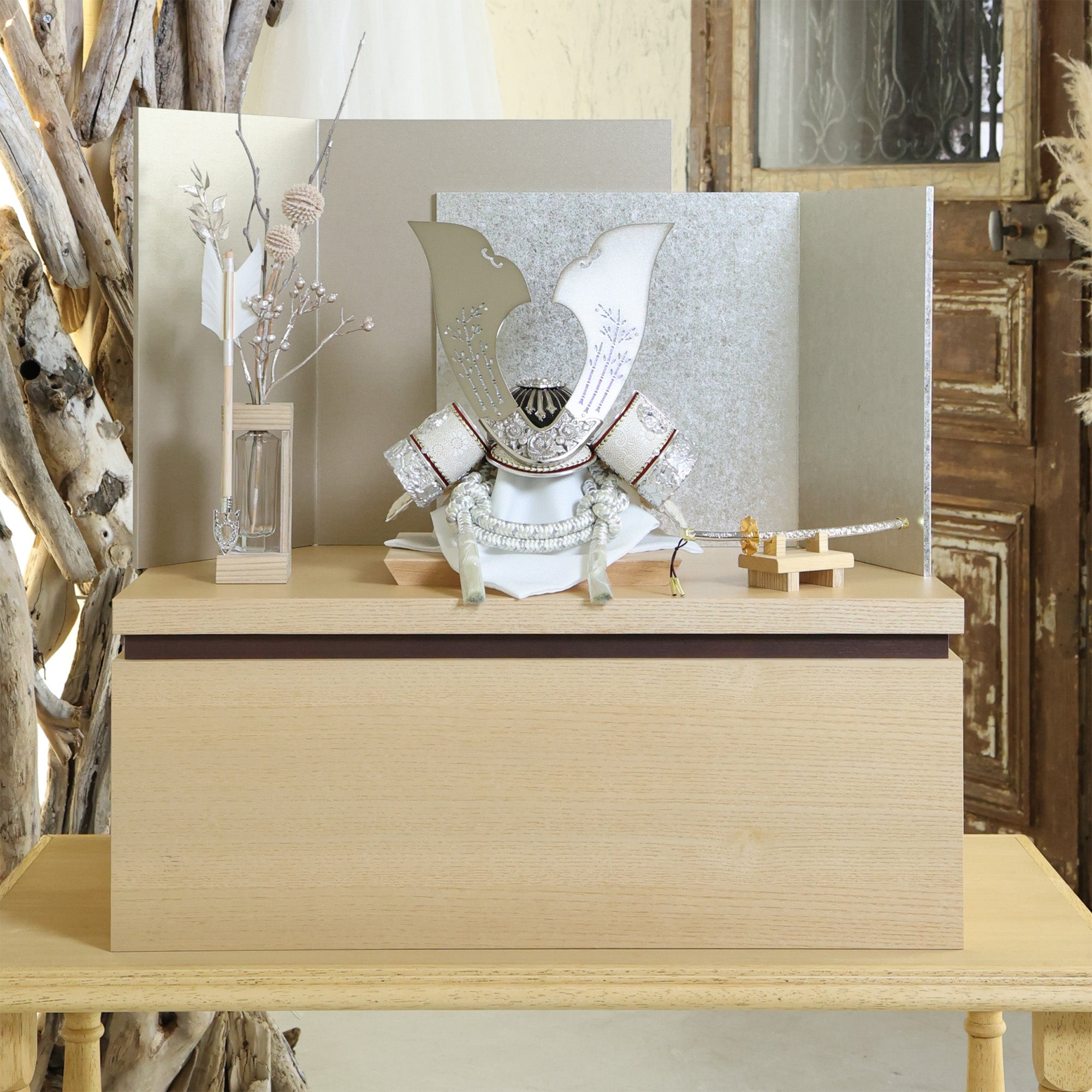 甲冑師「翠鳳」作品　柊　syū｜26祈兜　収納飾り