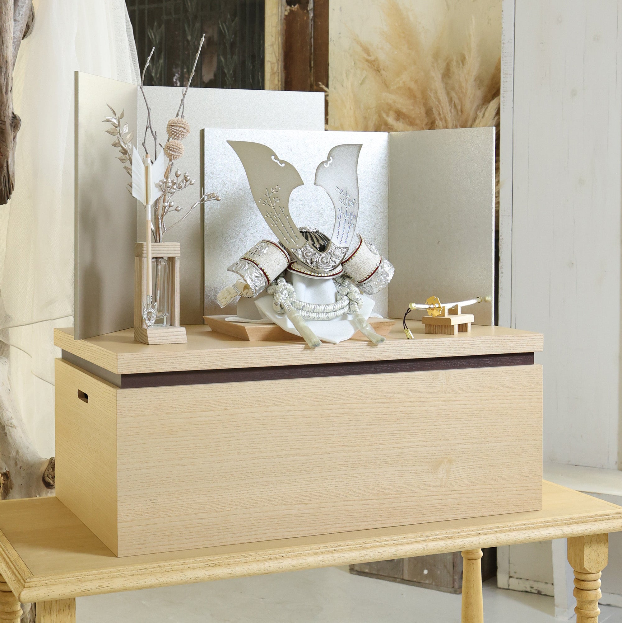 甲冑師「翠鳳」作品　柊　syū｜26祈兜　収納飾り