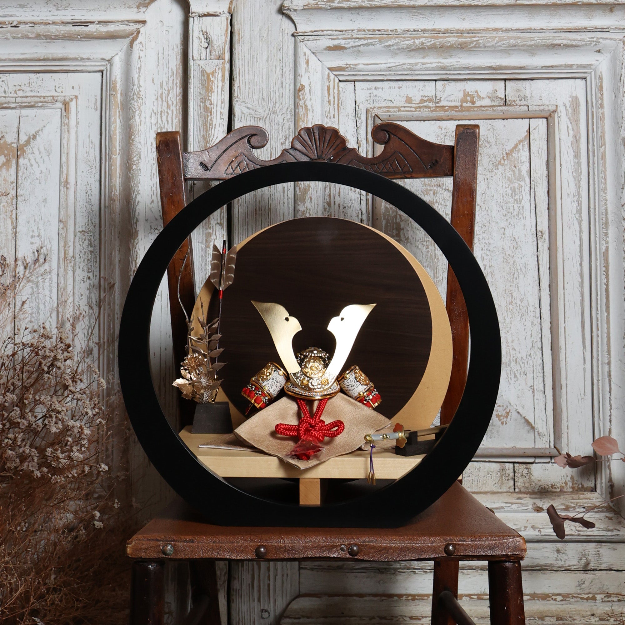 朱雅　syuuga｜26祈兜　丸台飾り