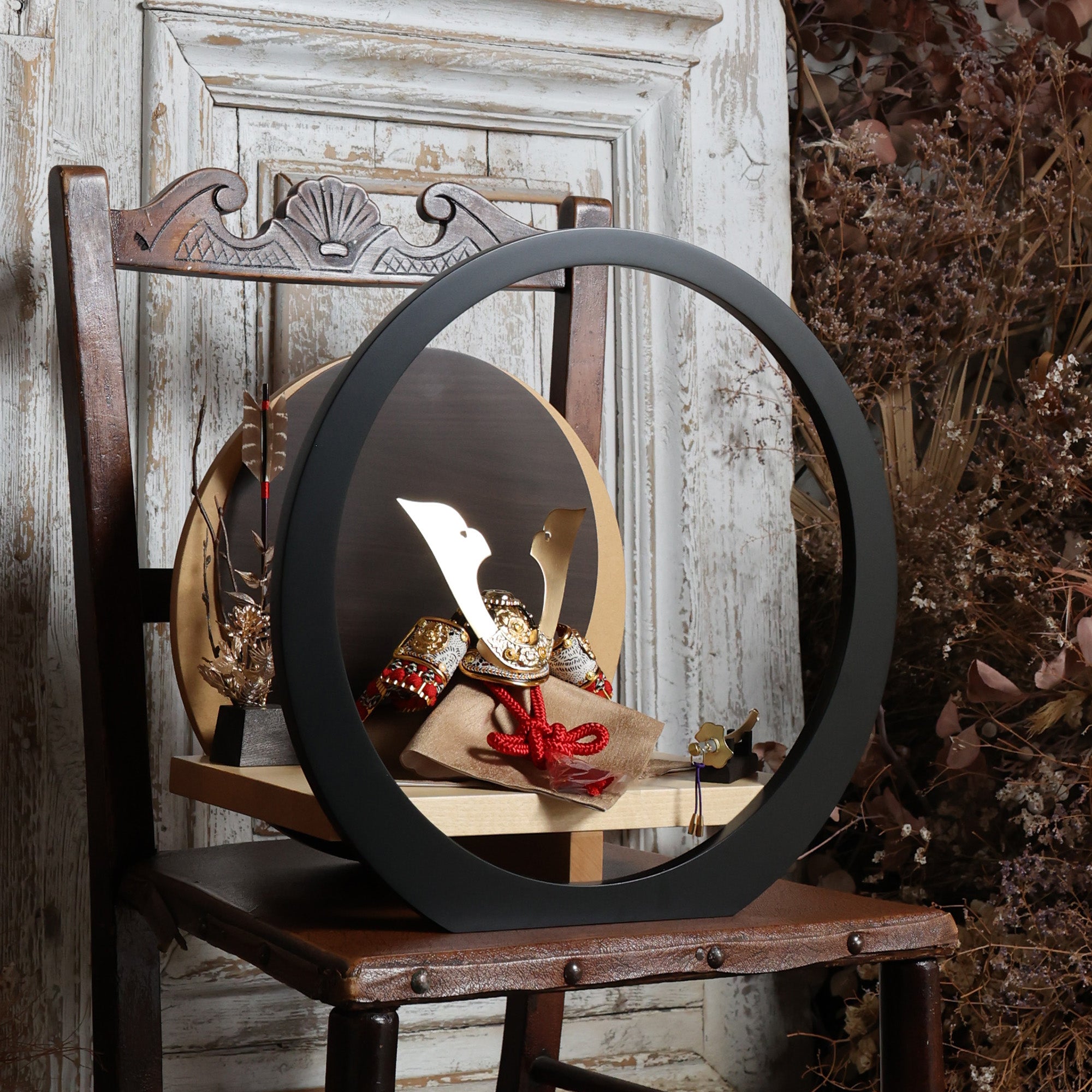 朱雅　syuuga｜26祈兜　丸台飾り