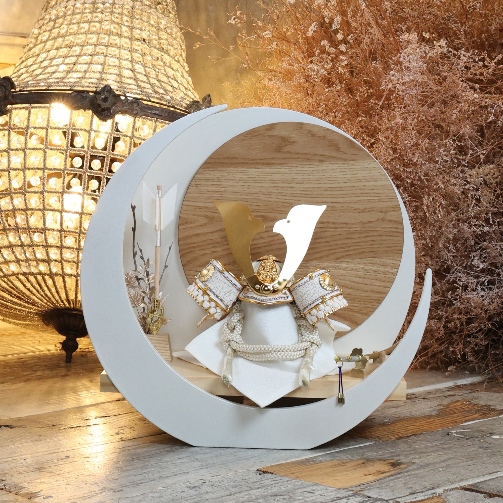 大河　taiga｜26祈兜　三日月台飾り