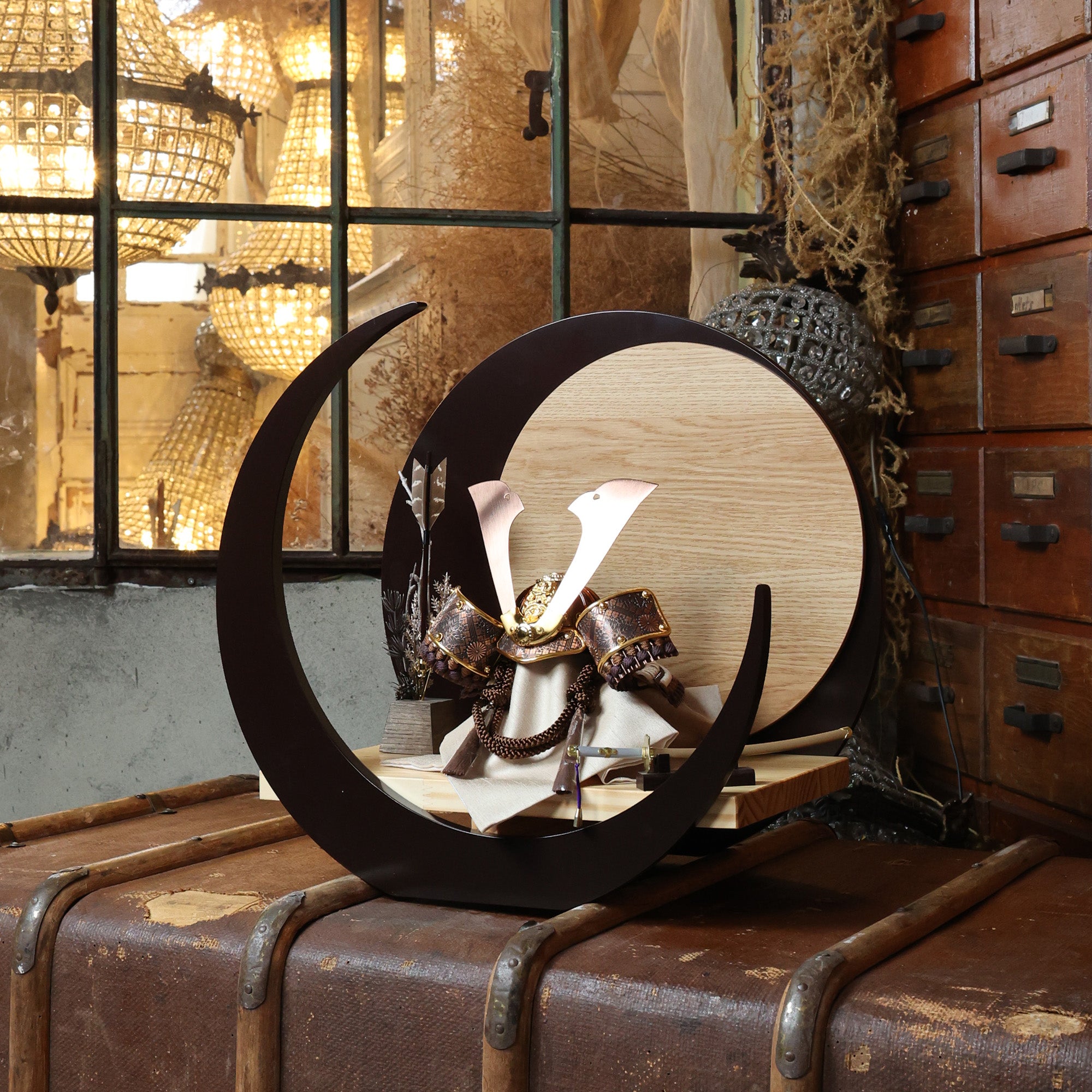 建　takeru｜26祈兜　三日月台飾り