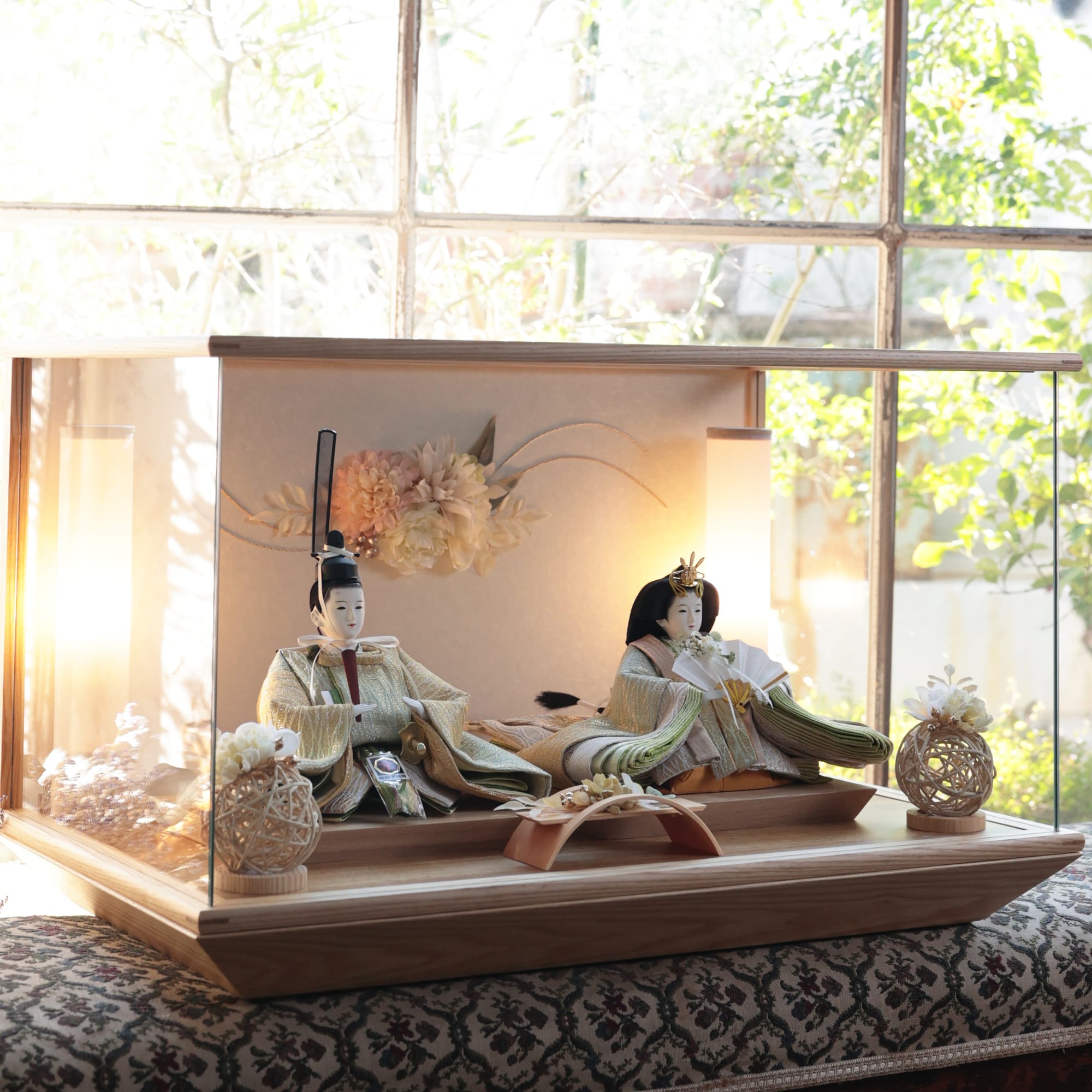 祈ドールの雛人形｜月音｜ケース飾り ｜雛人形（ひなにんぎょう）の祈