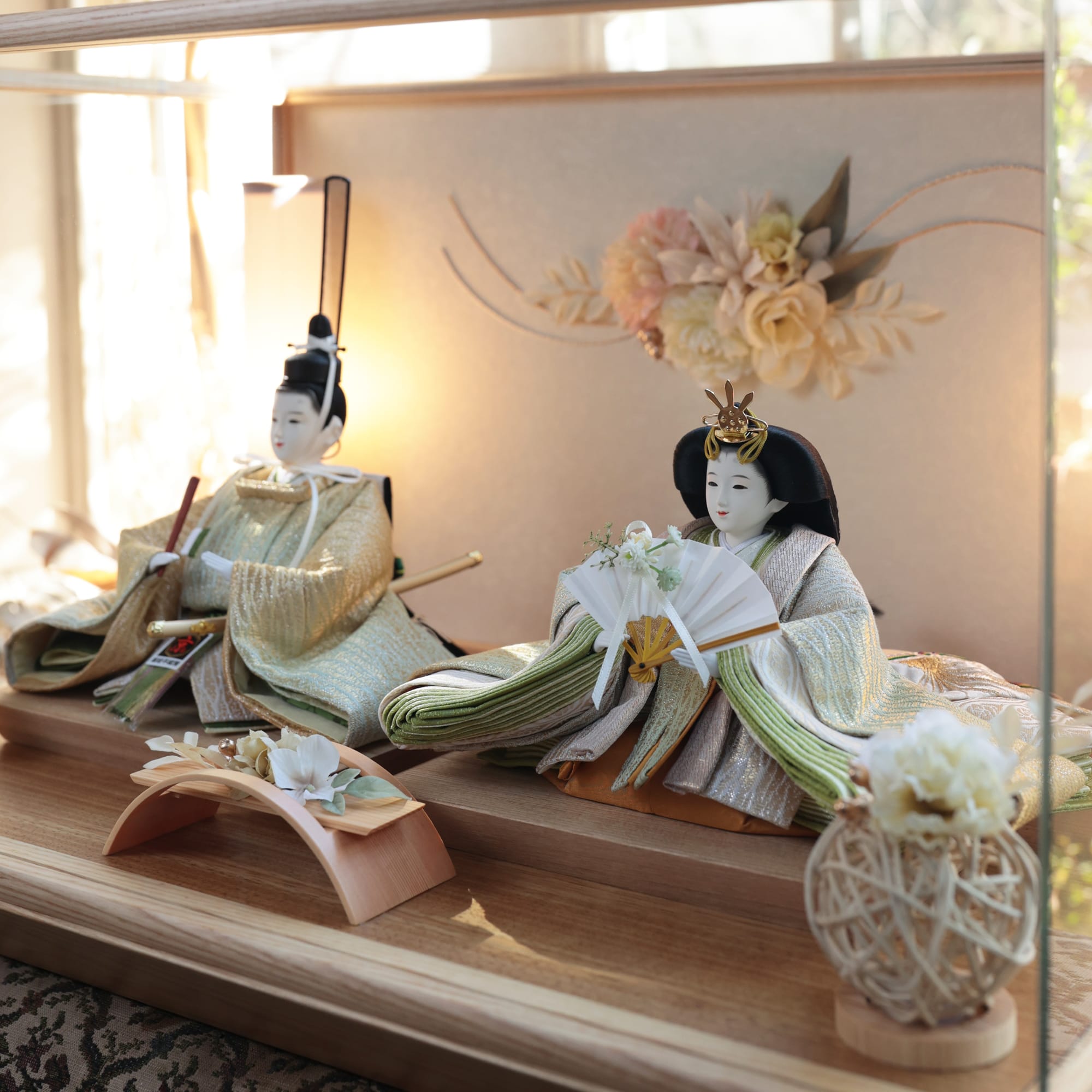 祈ドールの雛人形｜月音｜ケース飾り ｜雛人形（ひなにんぎょう）の祈