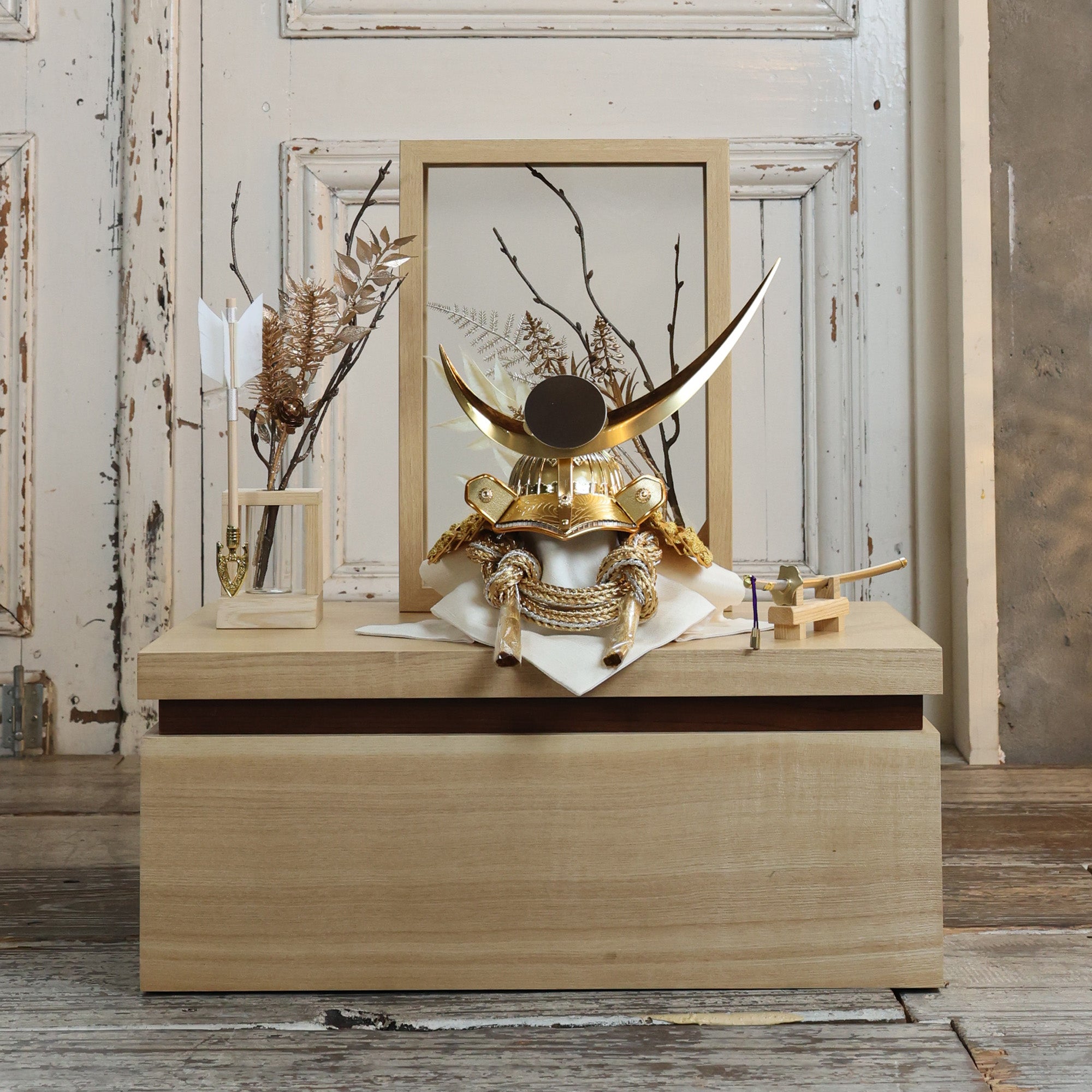 甲冑師「翠鳳」作品　大和　yamato｜26祈兜　収納飾り