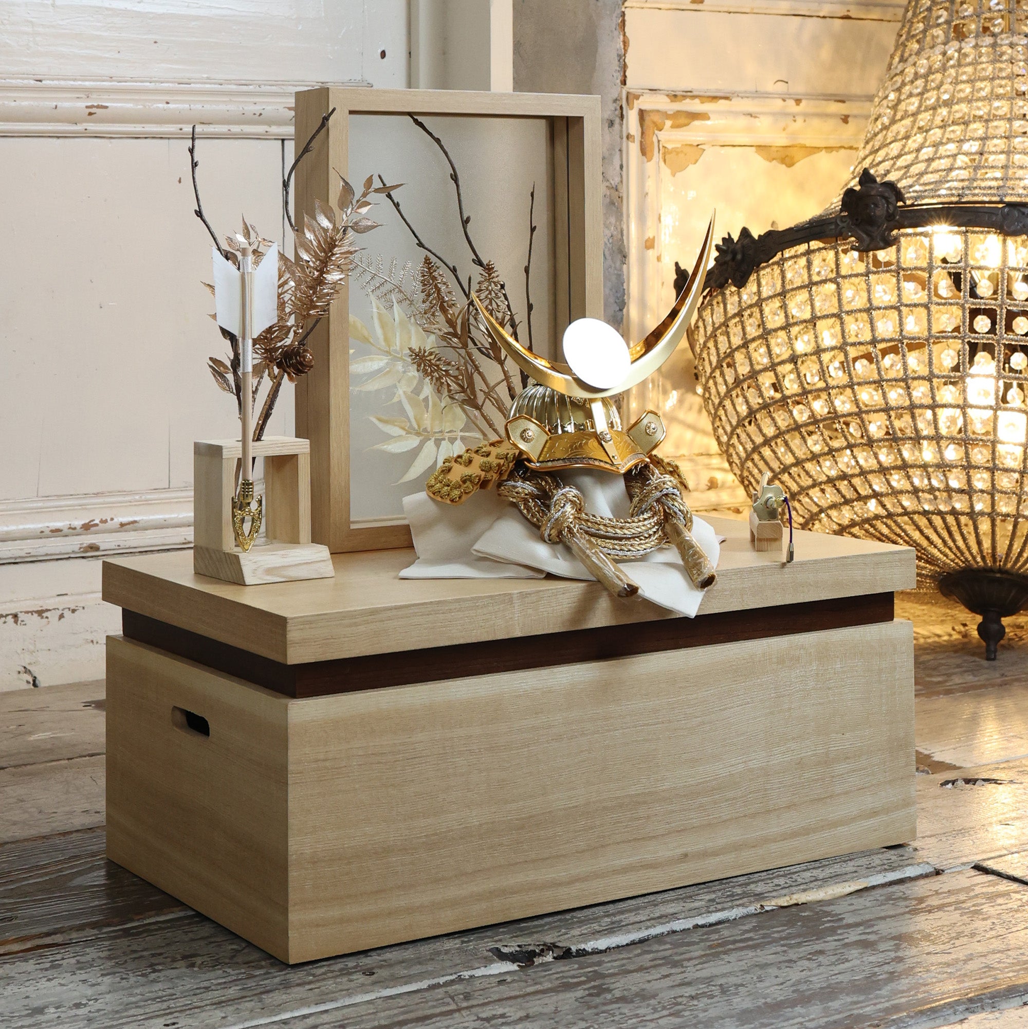 甲冑師「翠鳳」作品　大和　yamato｜26祈兜　収納飾り