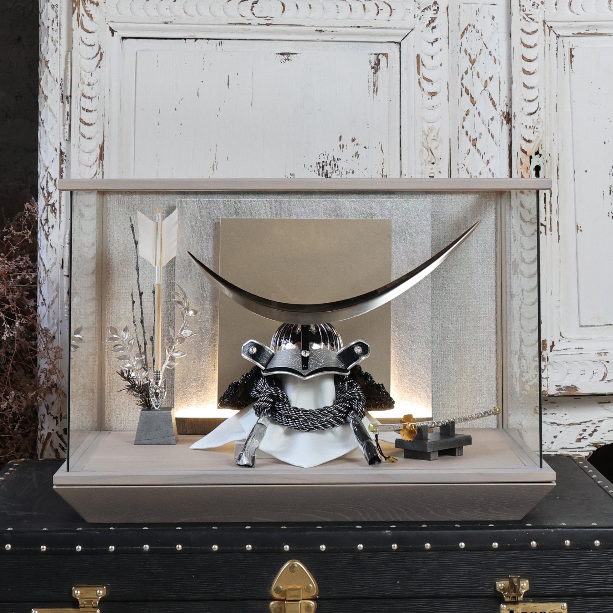 甲冑師「翠鳳」作品　耀斗　youto｜26祈兜　ケース飾り