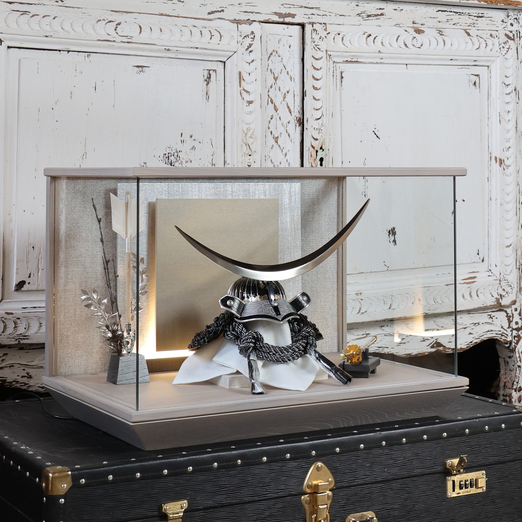 甲冑師「翠鳳」作品　耀斗　youto｜26祈兜　ケース飾り