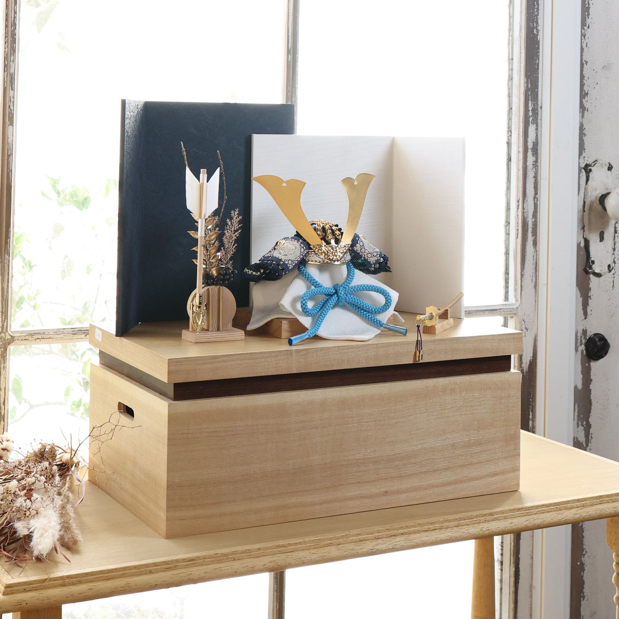 甲冑師「加藤良」作品　悠　yuu｜26祈兜　収納飾り