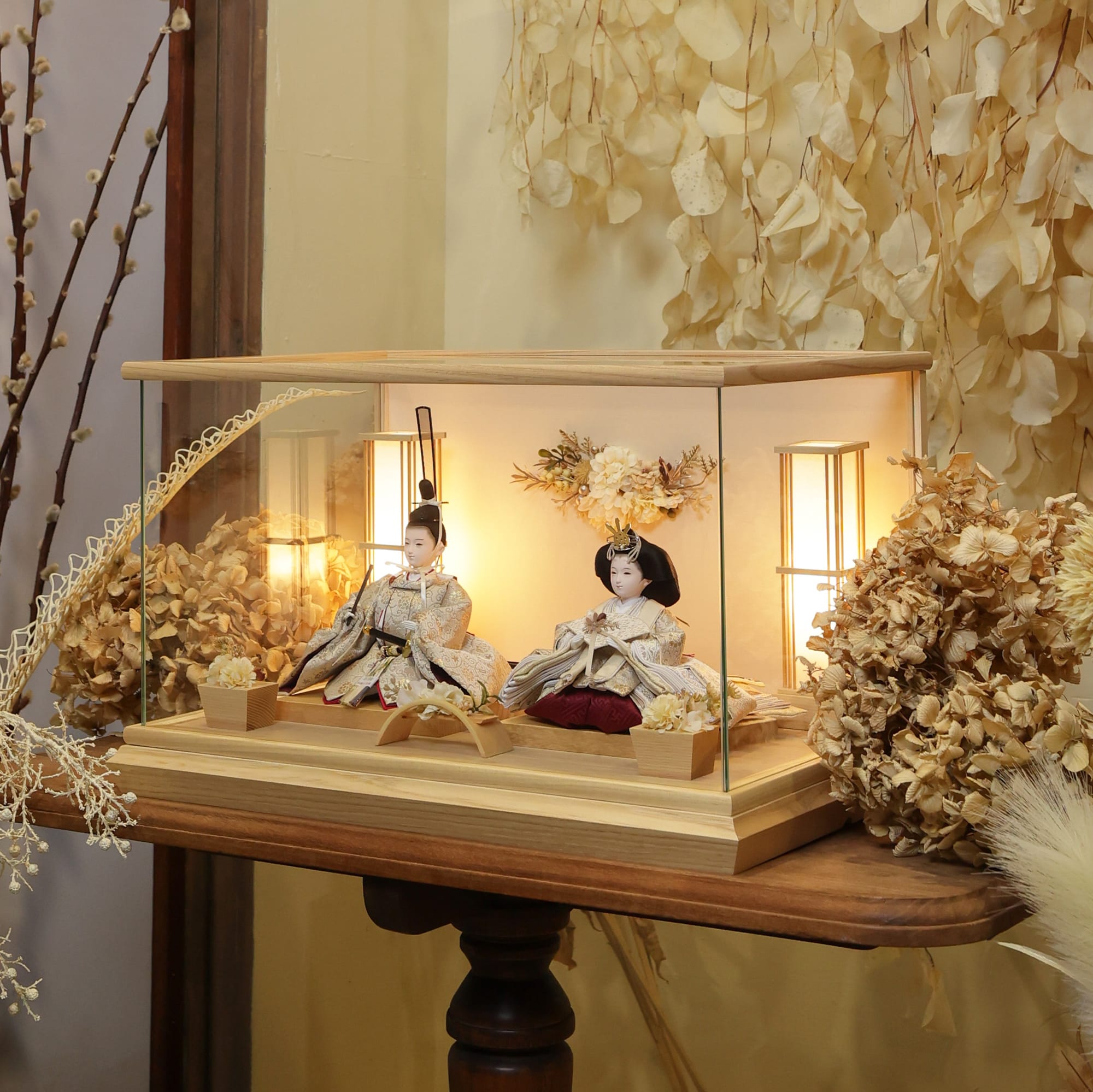 祈ドールの雛人形｜結愛｜ケース飾り ｜雛人形（ひなにんぎょう）の祈