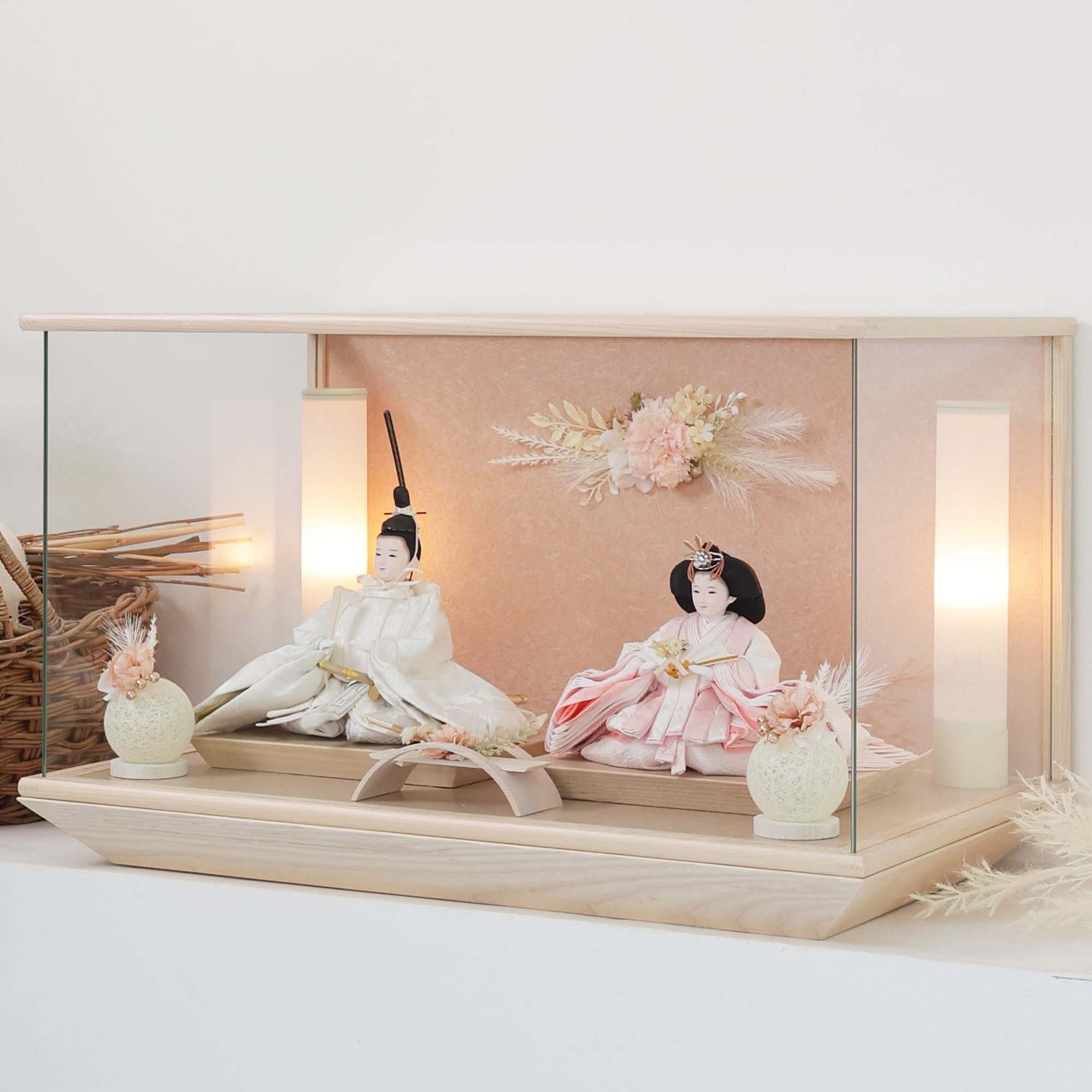 優美　想　yuubi｜26雛人形ケース飾り