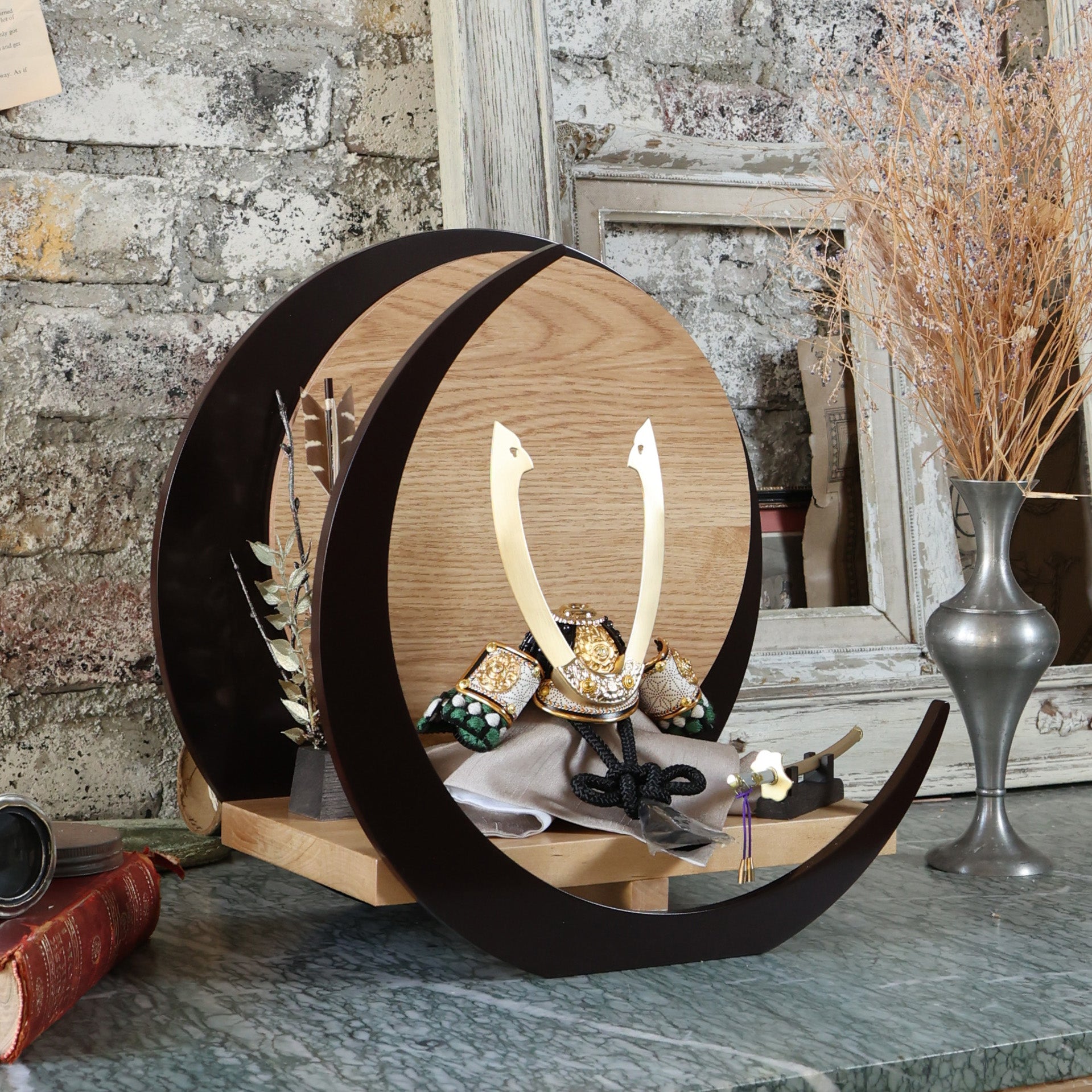 悠斗　yuuto｜26祈兜　三日月台飾り