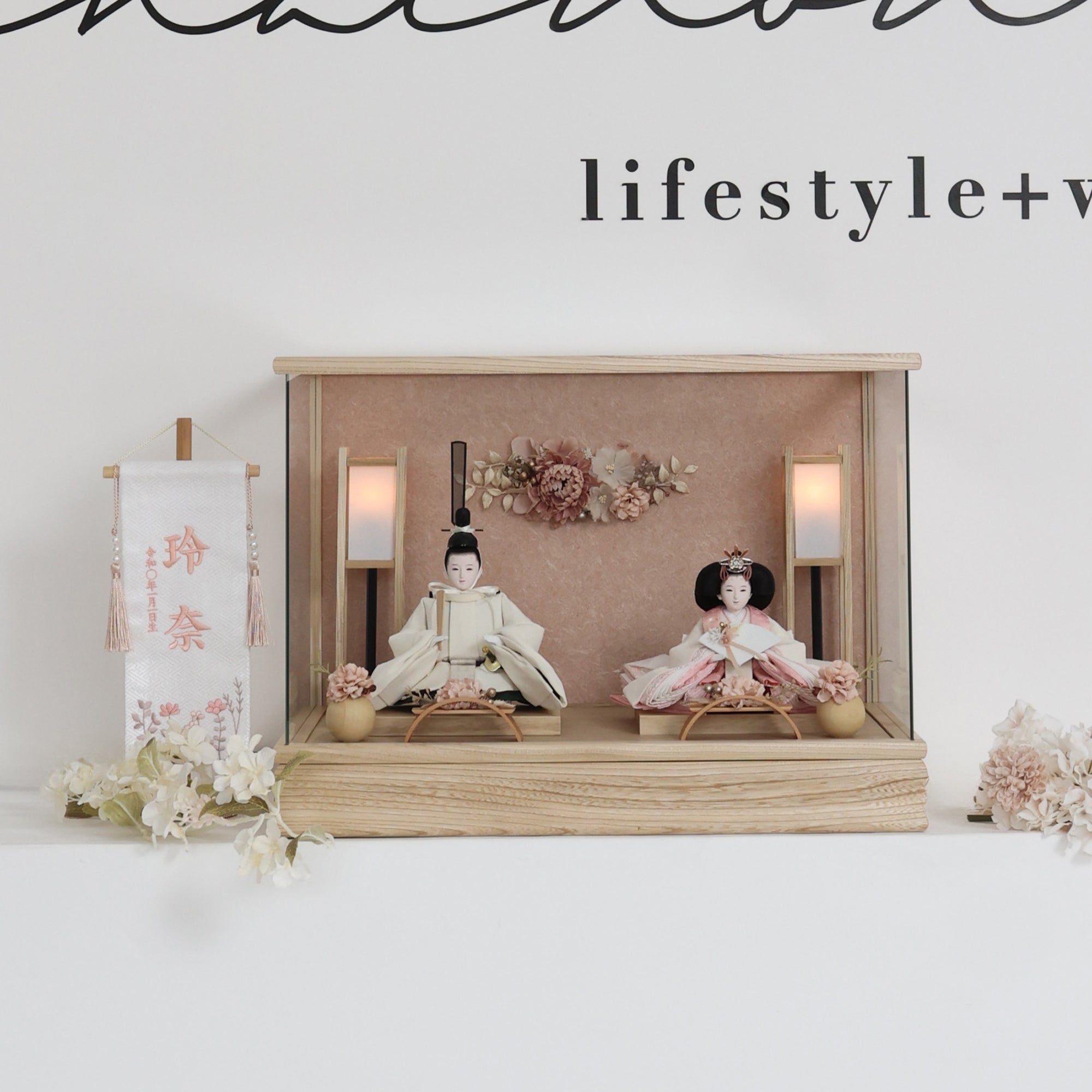 優　yuu｜26雛人形ケース飾り