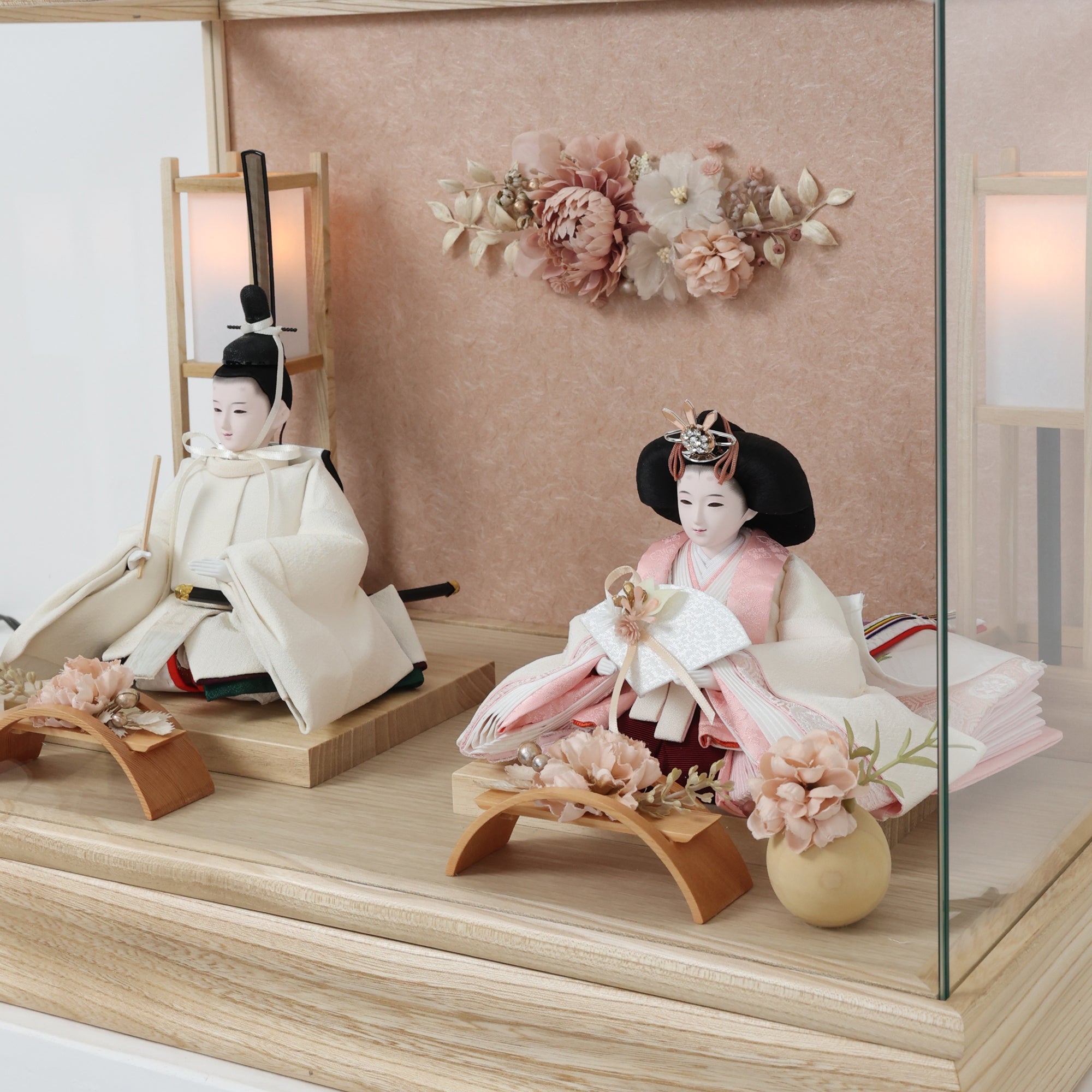 祈ドールの雛人形｜優｜ケース飾り ｜雛人形（ひなにんぎょう）の祈ドール