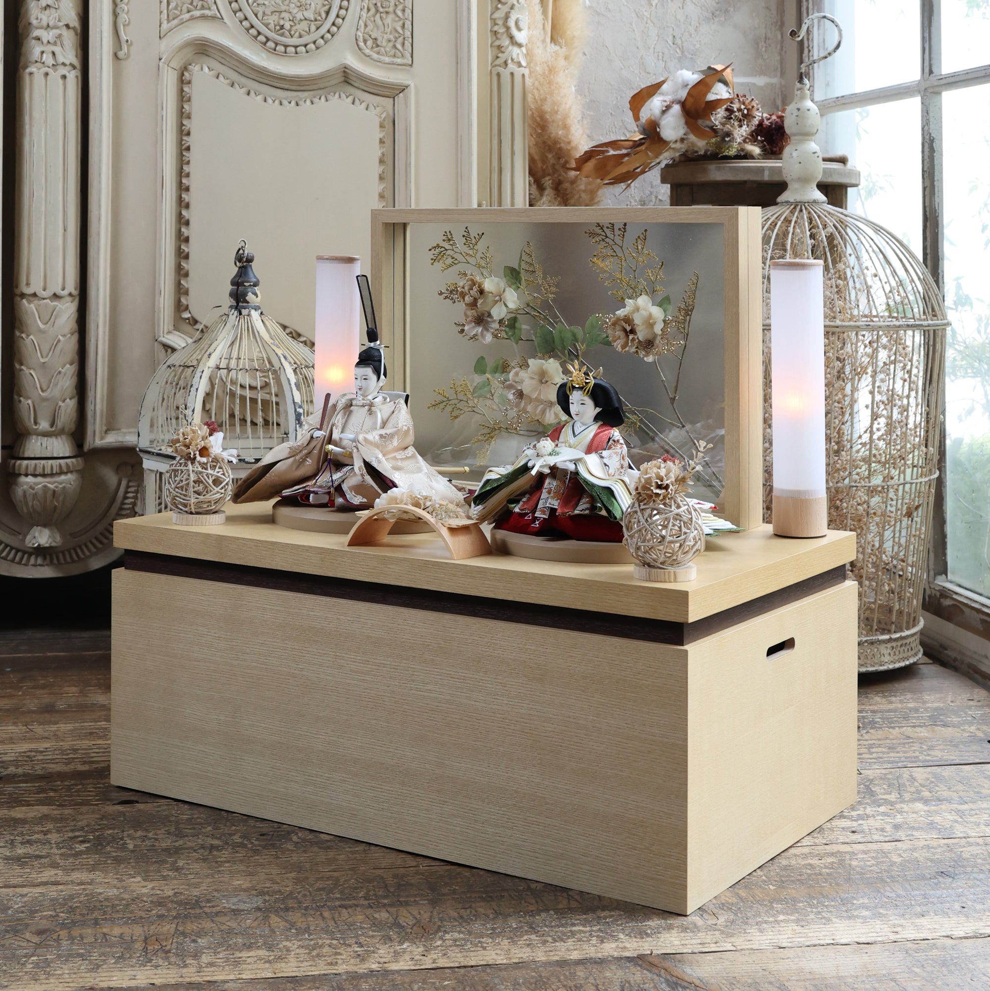 祈ドールの雛人形｜優愛｜収納飾り ｜雛人形（ひなにんぎょう）の祈ドール