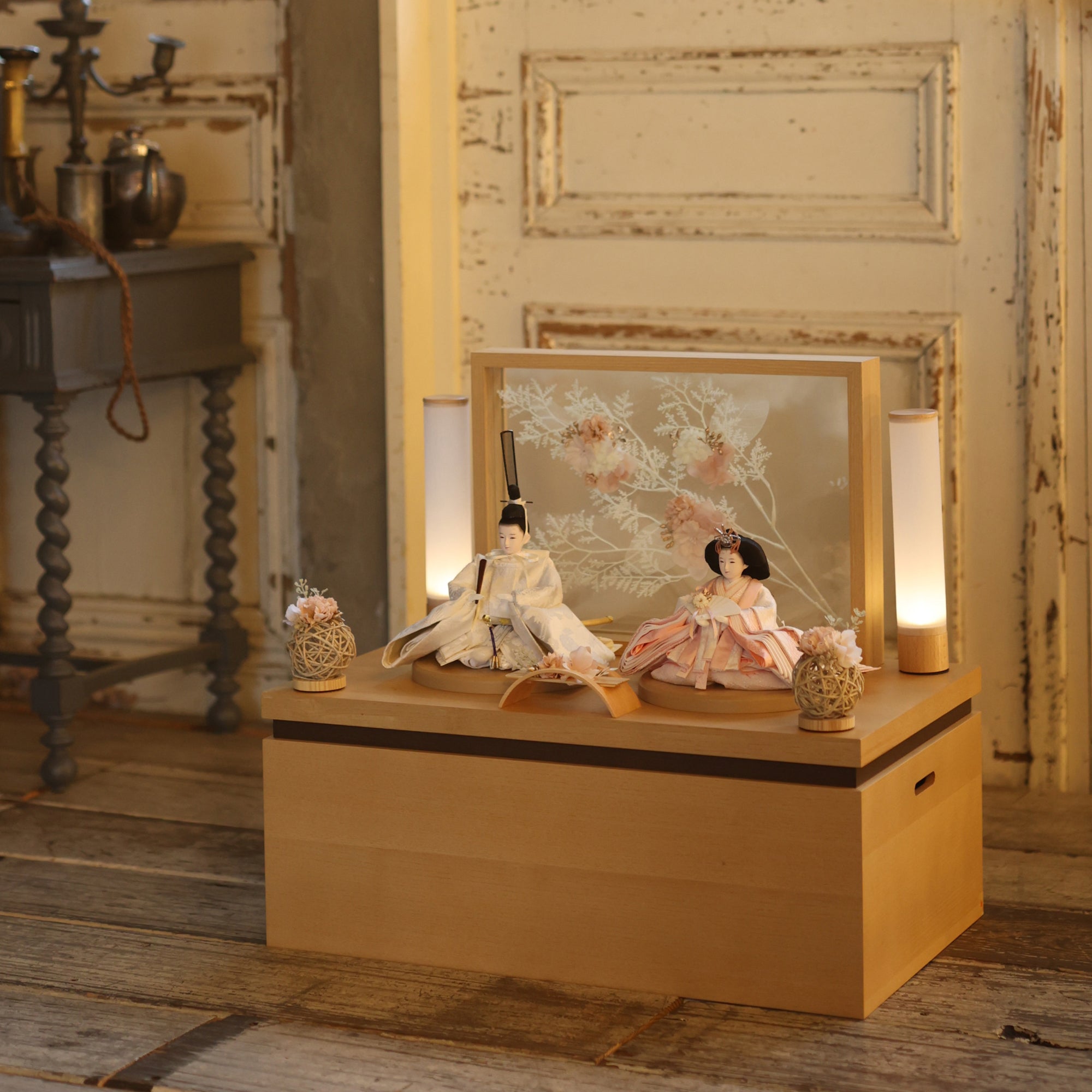 祈ドールの雛人形｜優美｜収納飾り ｜雛人形（ひなにんぎょう）の祈ドール