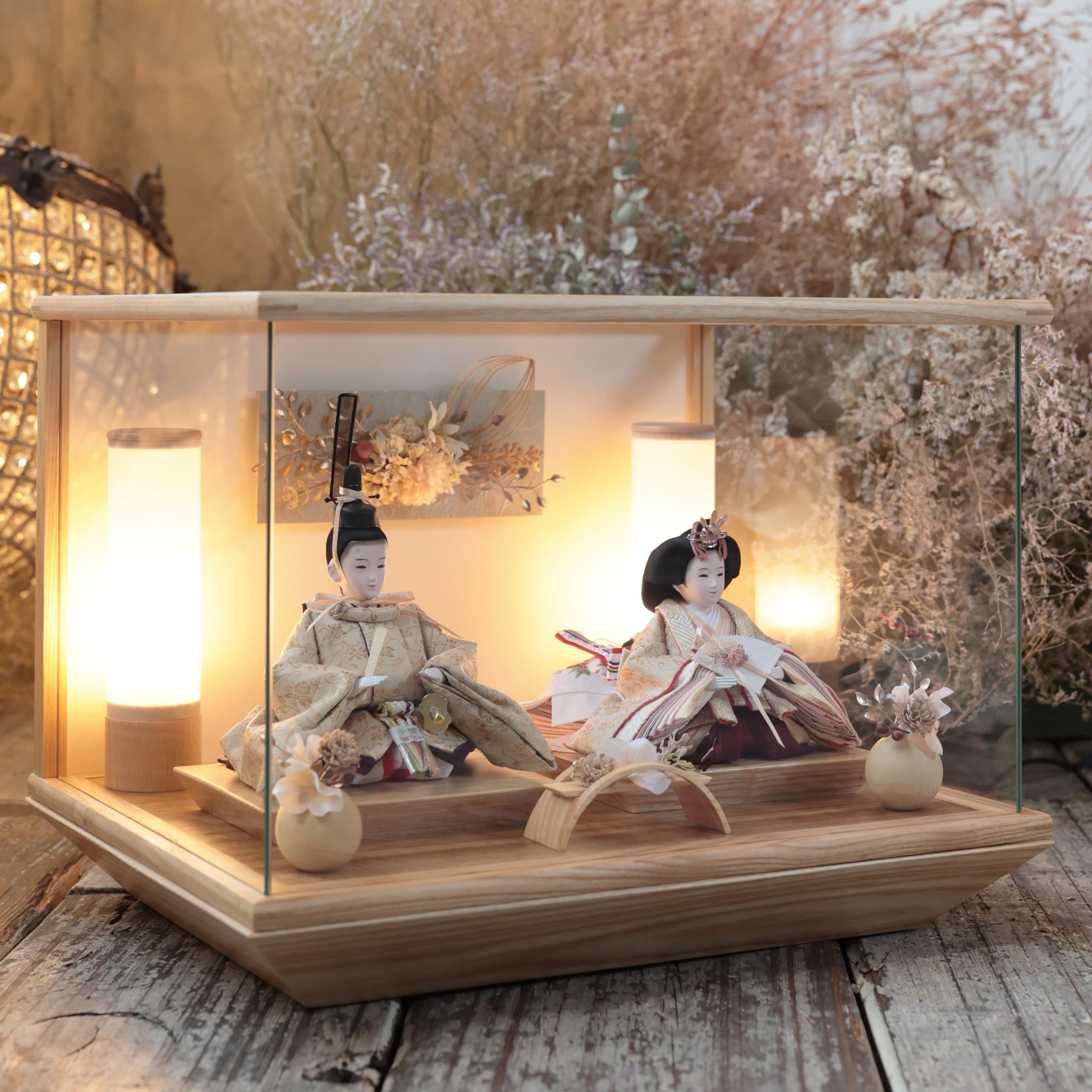 祈ドールの雛人形｜ゆうか 想｜ケース飾り ｜雛人形（ひなにんぎょう