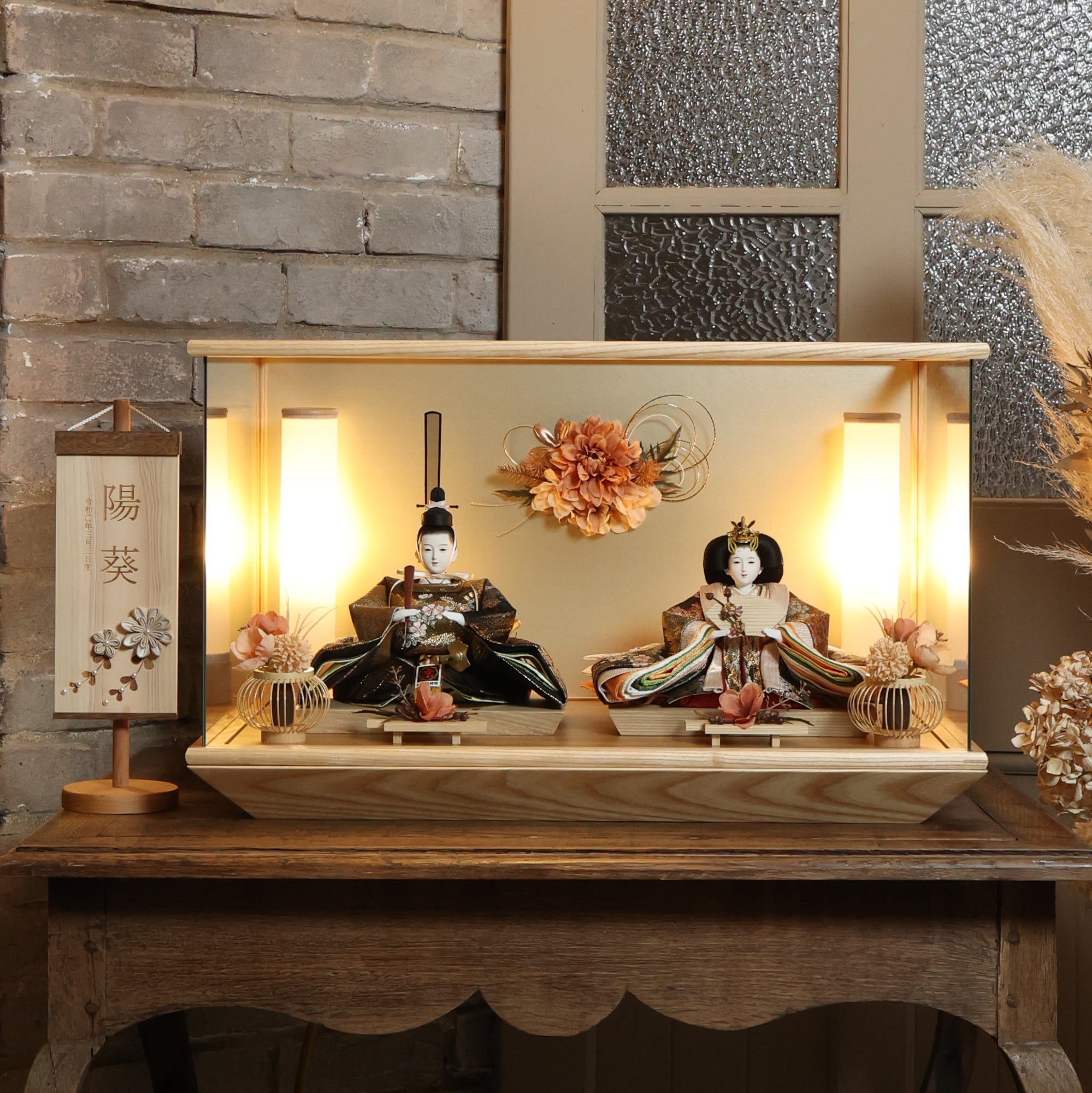 京都西陣袋帯　瑞花　zuika｜26雛人形ケース飾り