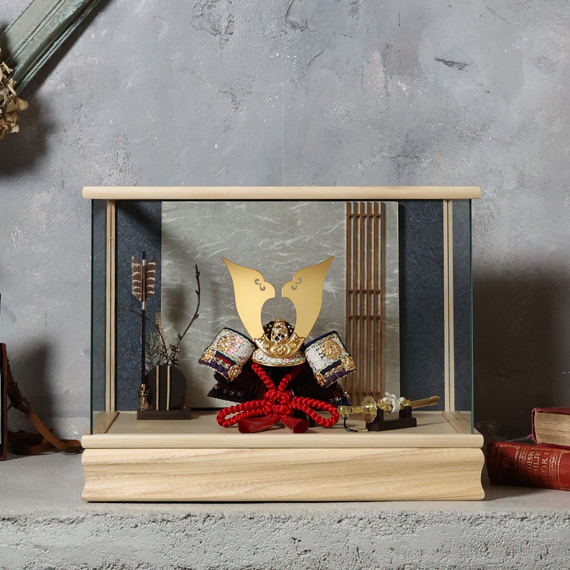 甲冑師「京都武久」作品　仁　 jin｜26祈兜　ケース飾り