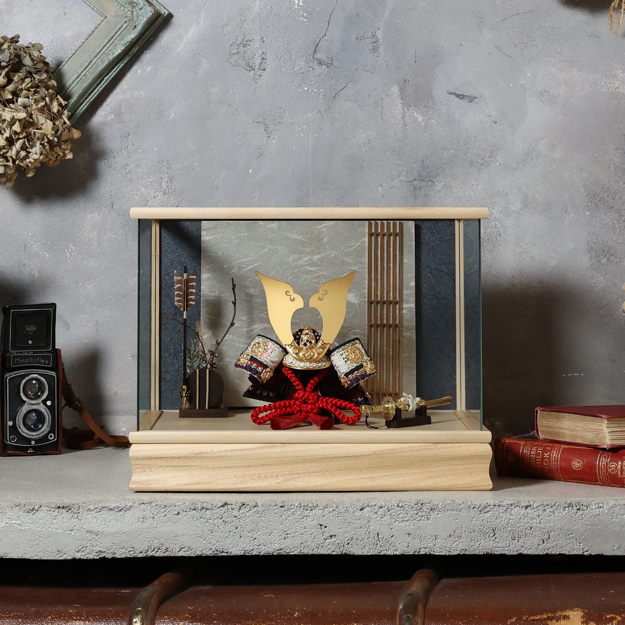 甲冑師「京都武久」作品　仁　 jin｜26祈兜　ケース飾り