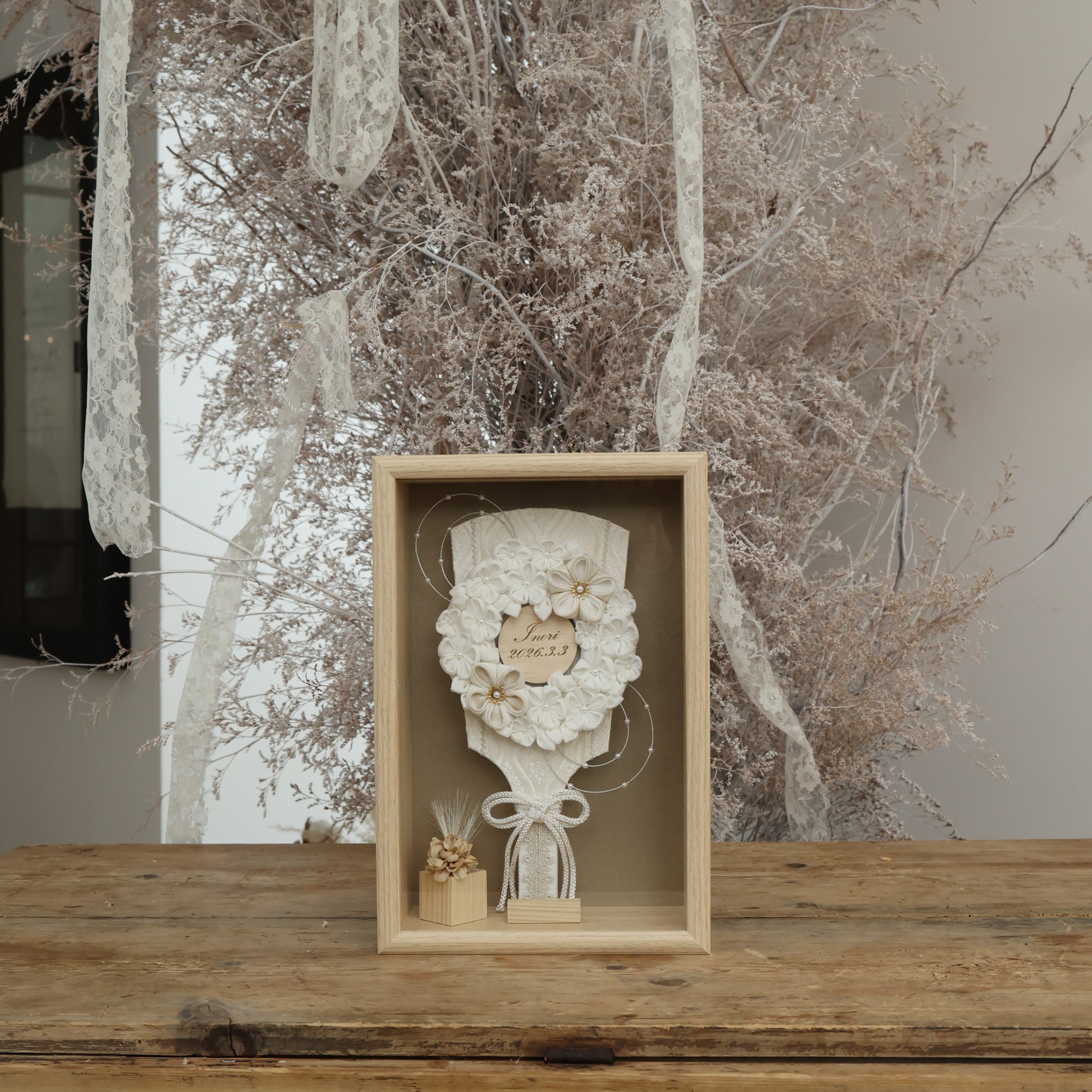 claire クララ ベビーベージュ｜26正月飾り　羽子板