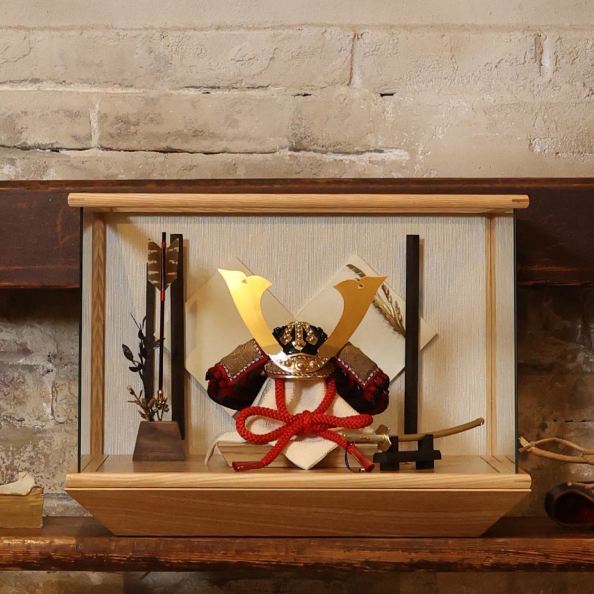 甲冑師「加藤良」作品　樏　 rui｜26祈兜　ケース飾り