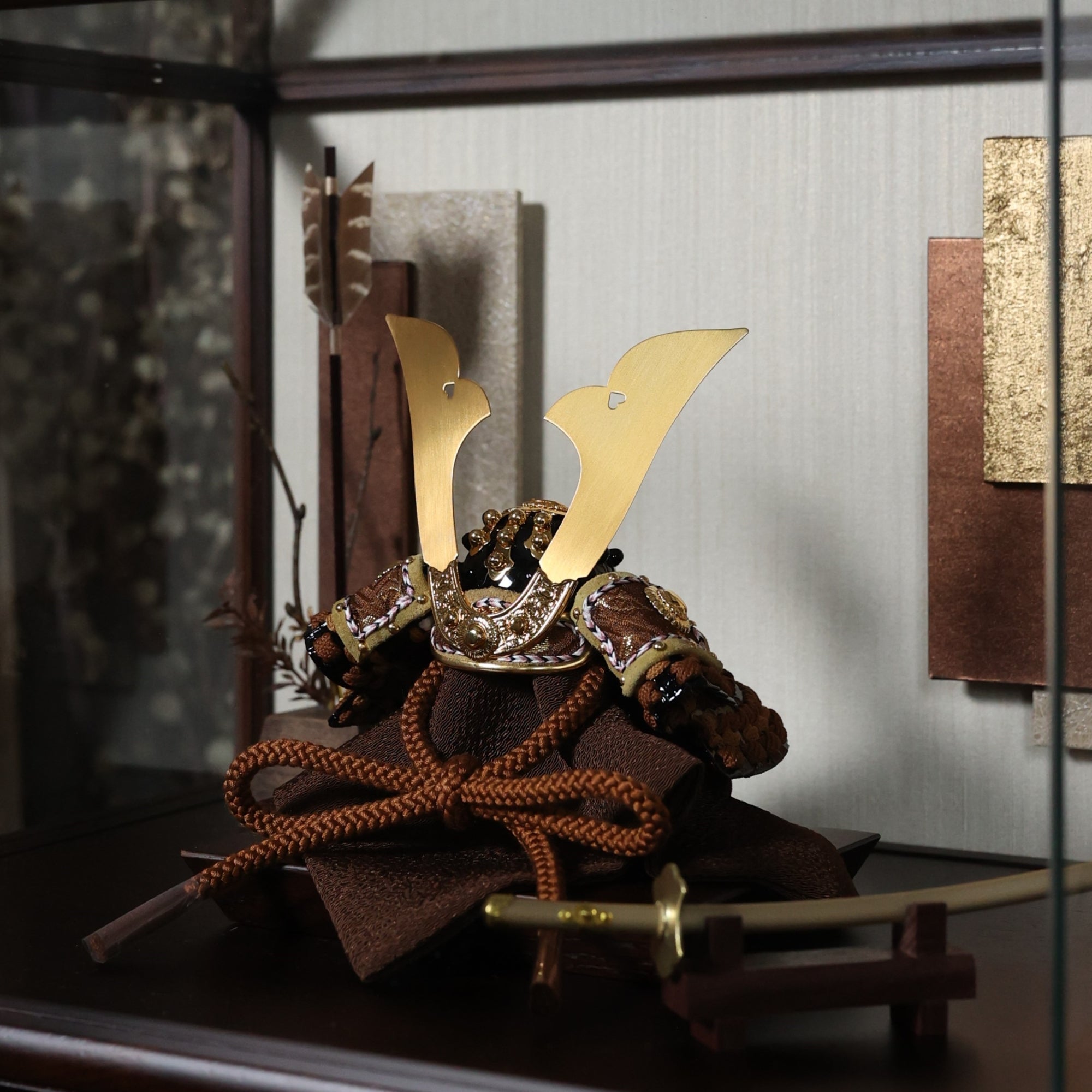 甲冑師「加藤良」作品　壮　 sou｜26祈兜　ケース飾り