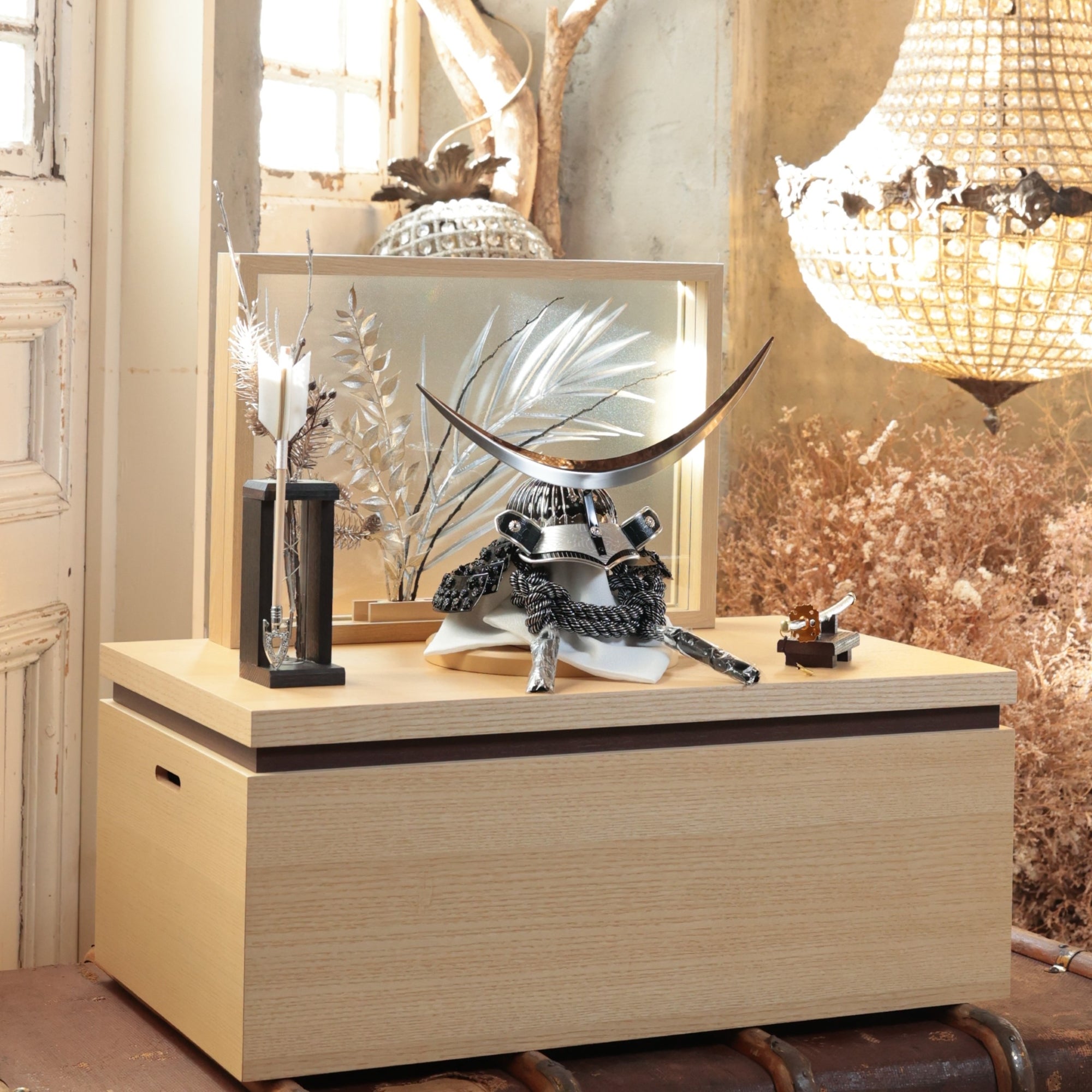 甲冑師「翠鳳」作品　新 響　arata｜26祈兜　収納飾り