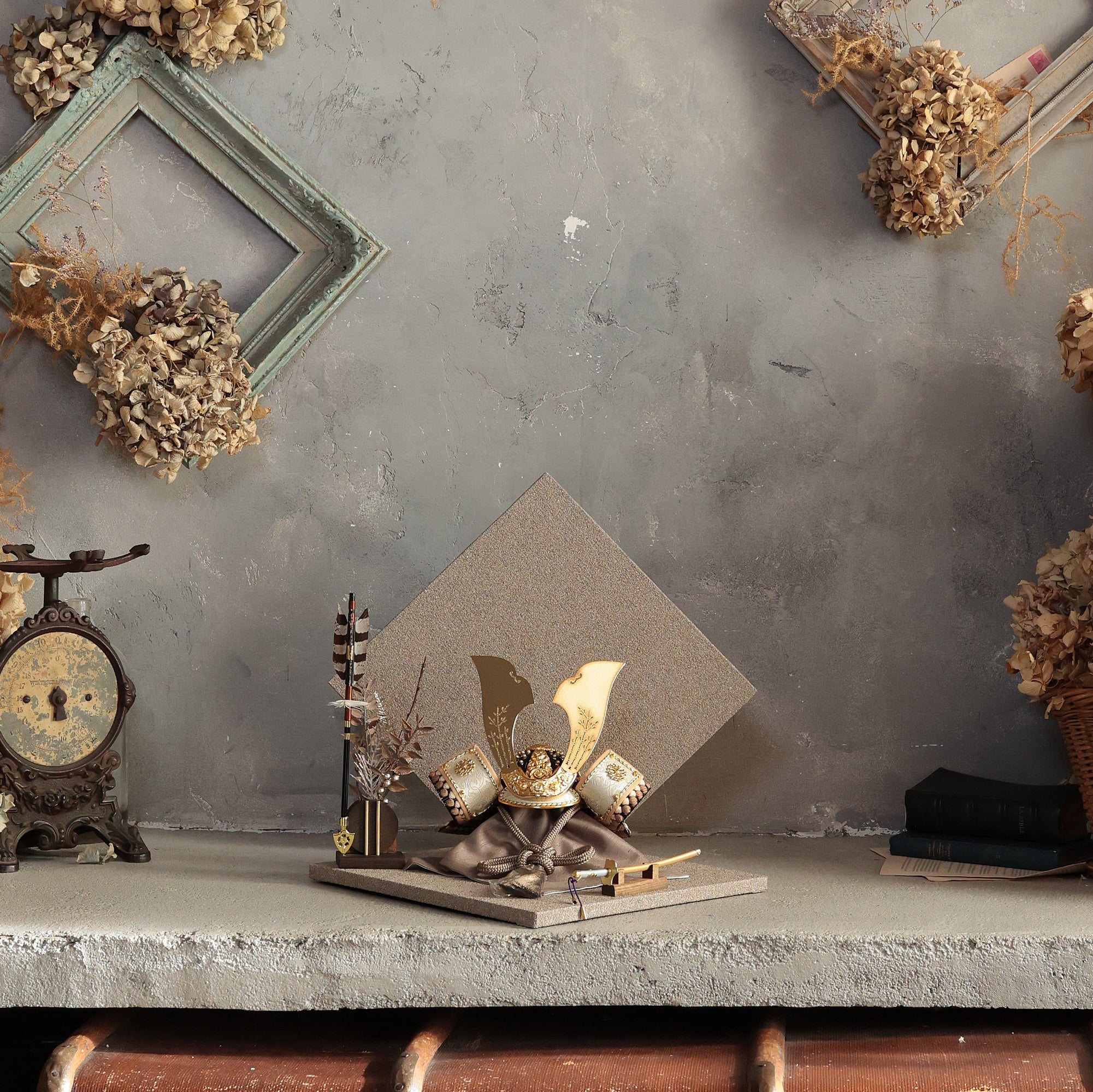 甲冑師「翠鳳」作品　悠真　yuuma｜26祈兜　菱形飾り