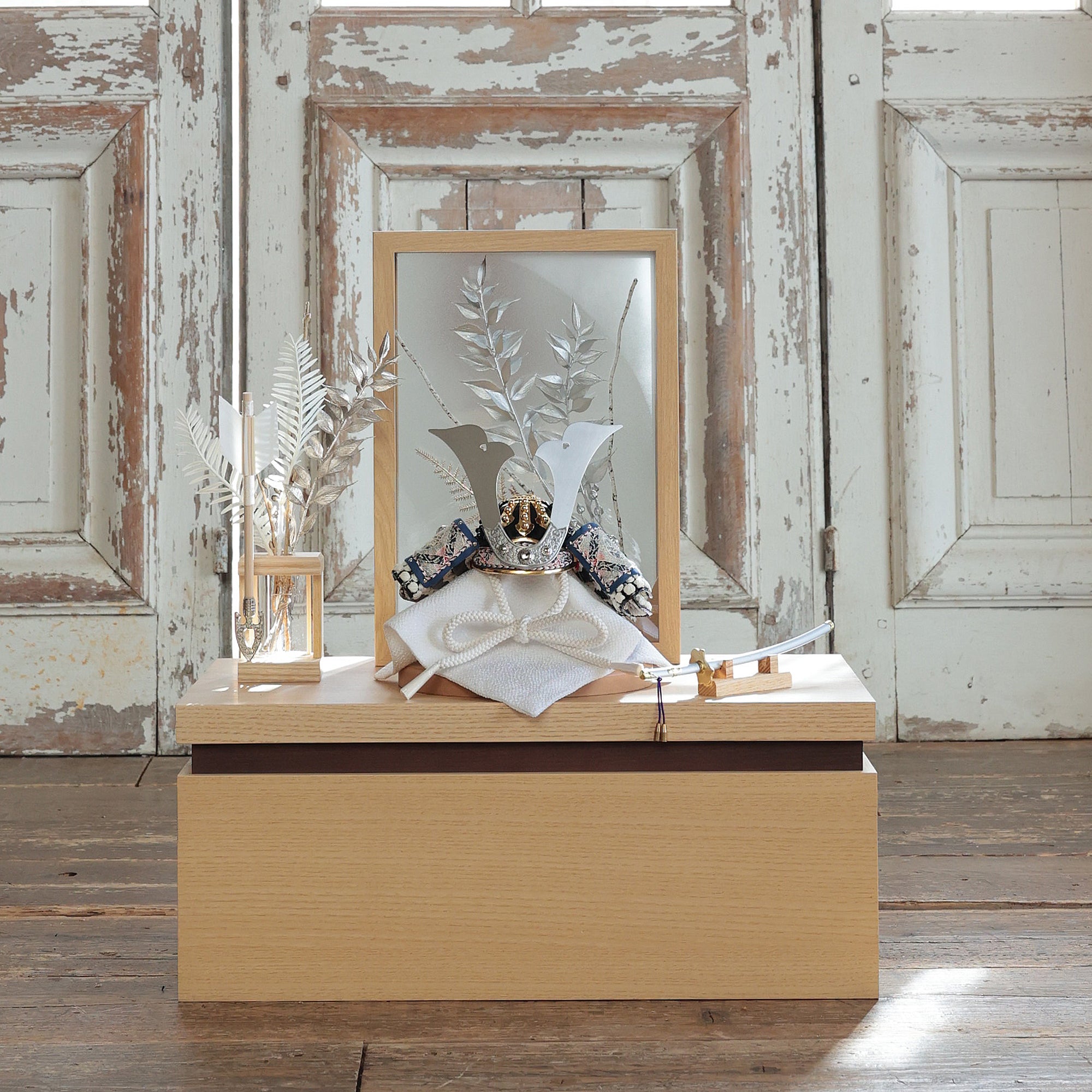 甲冑師「加藤良」作品　隼　hayato｜26祈兜　収納飾り